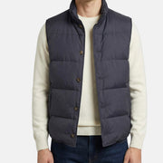 Navy Blue Down Vest (M)