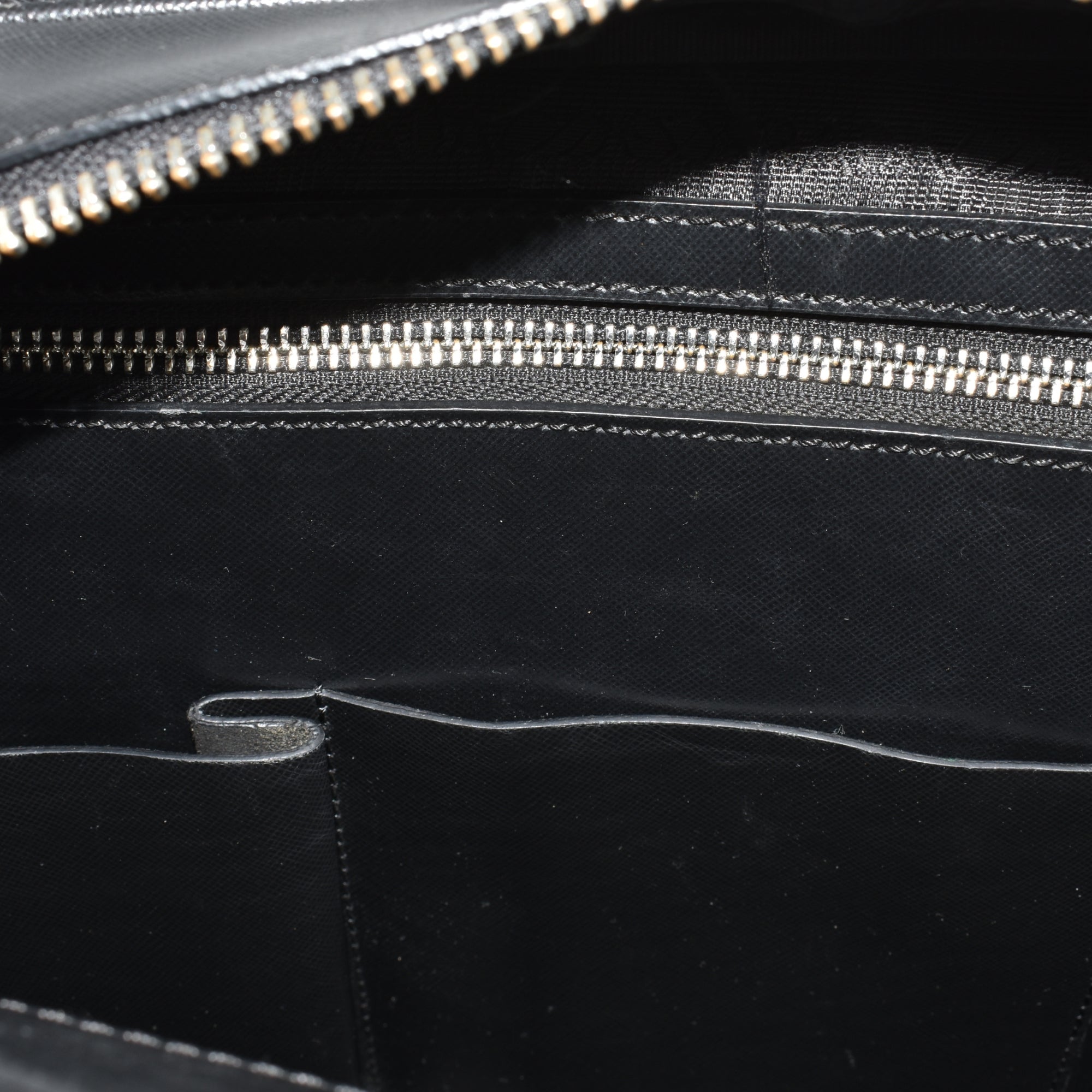 Black Briefcase made of Leather