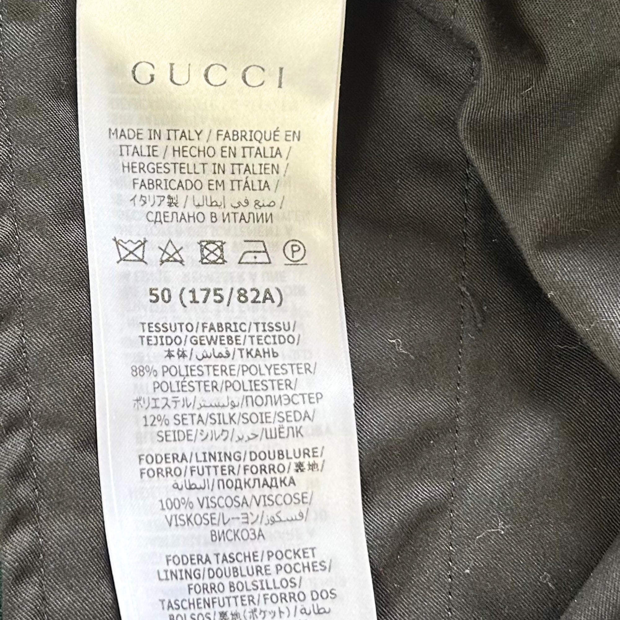 Green Pants made of Polyester/Silk (EU 48, EU 50)