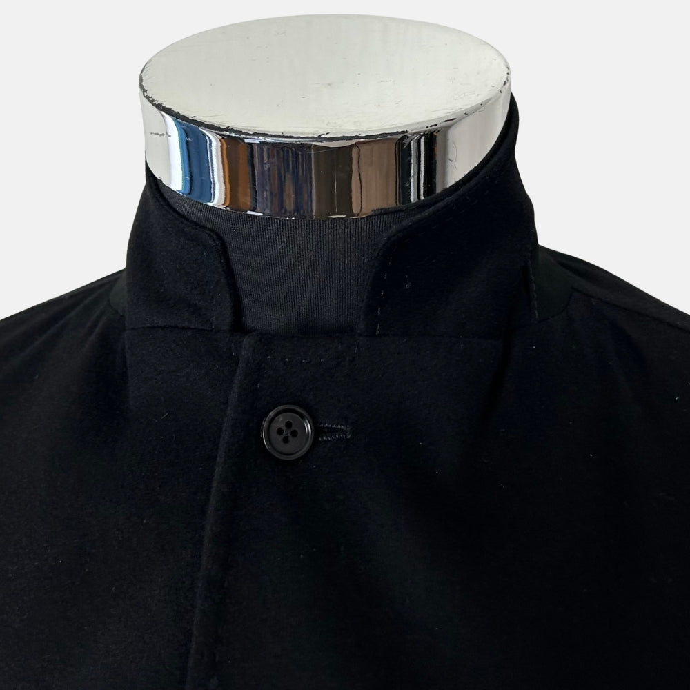 Black Blazer made of Cashmere/Leather Details (EU 48)