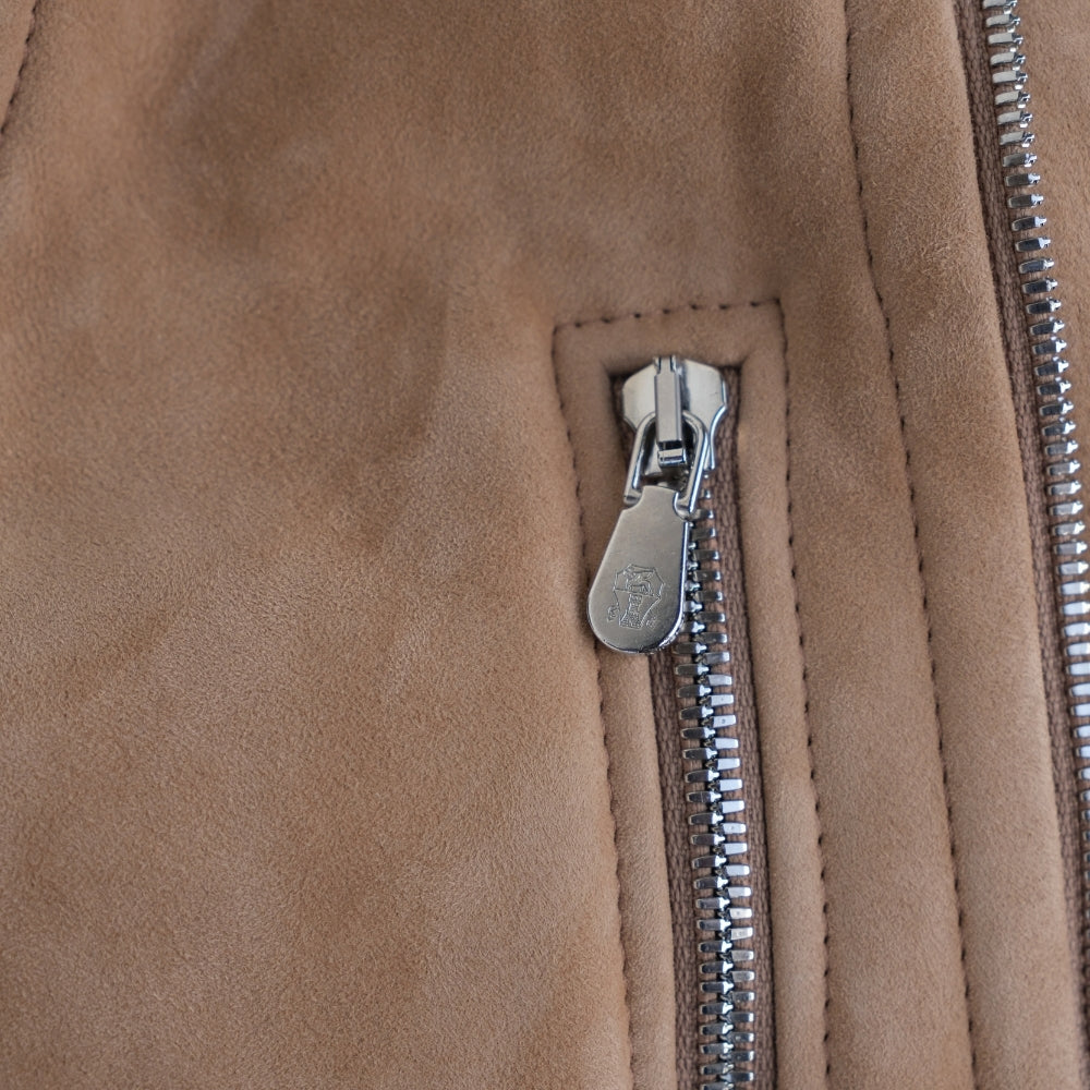 Beige Shearling Vest (M)