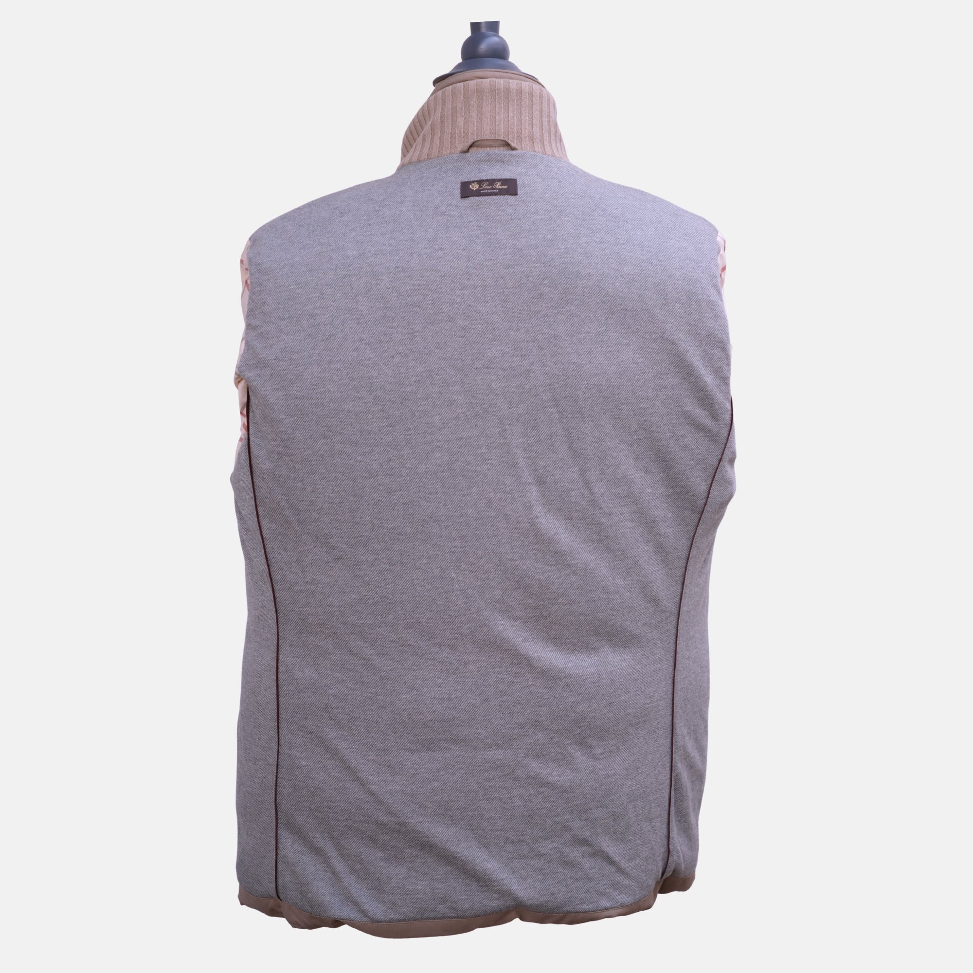 Taupe Down Jacket made of Nylon (XL)