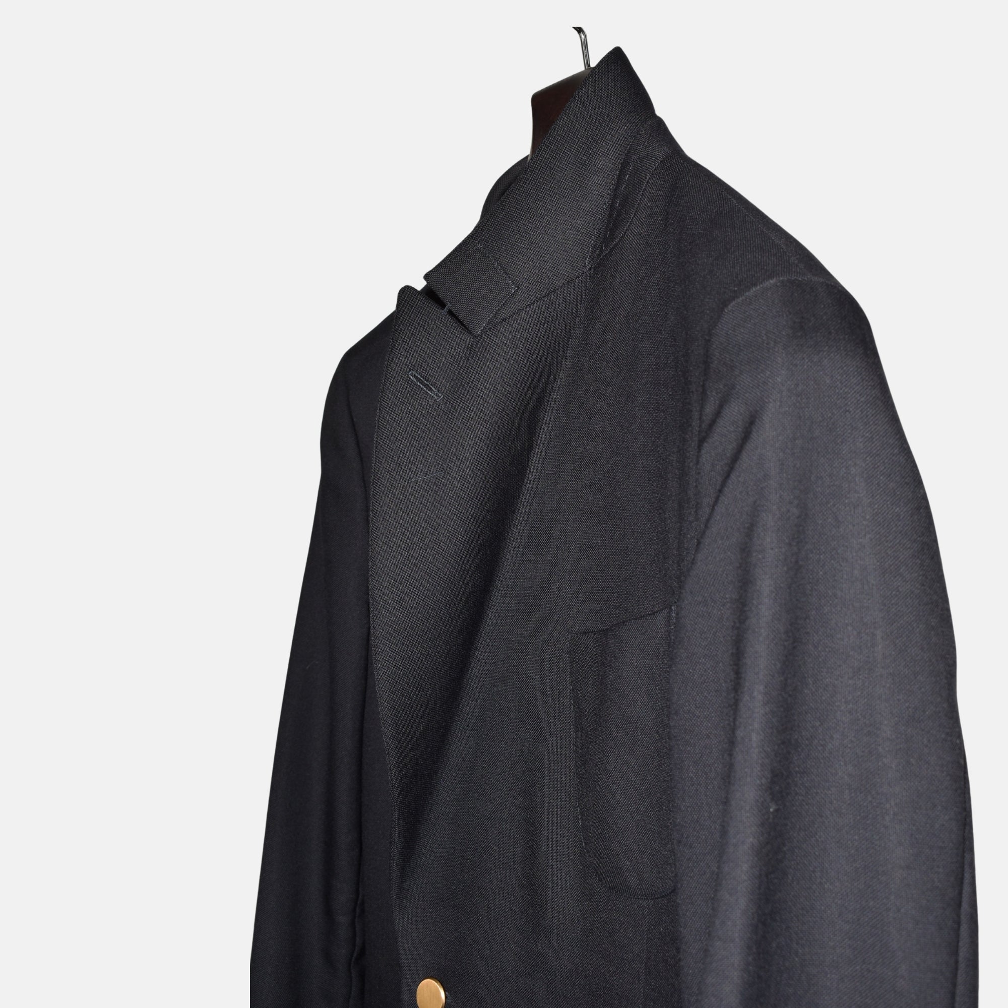 Midnight Blue Double Breasted Blazer made of Wool (EU 50)