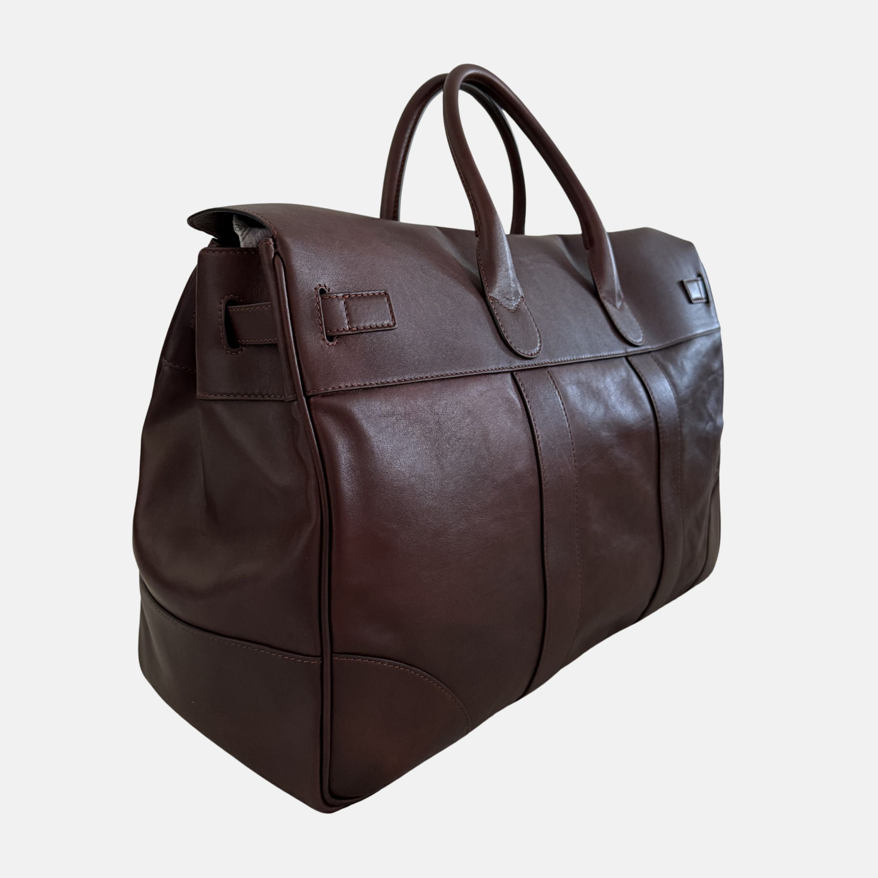 Brown Traveller Leather Bag
