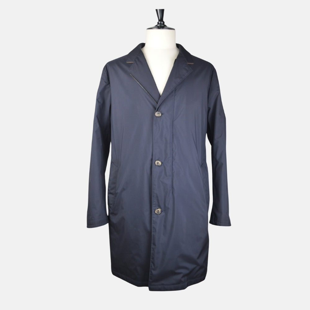Navy Blue Sebring Coat with Cashmere Lining (XXL)