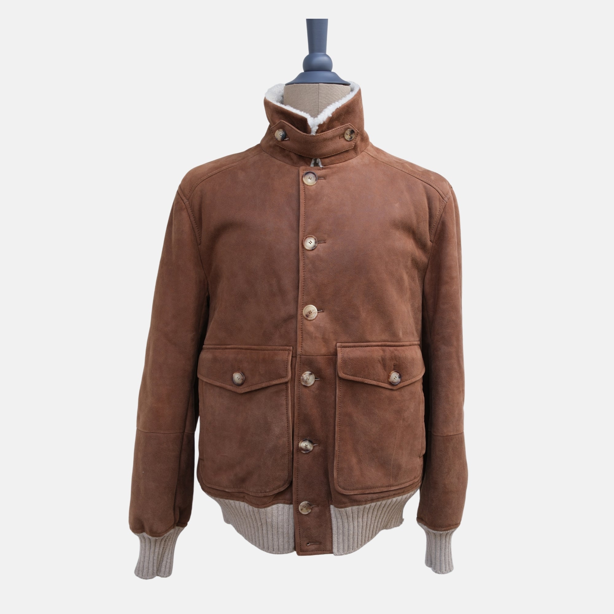 Brown Shearling Jacket (M)