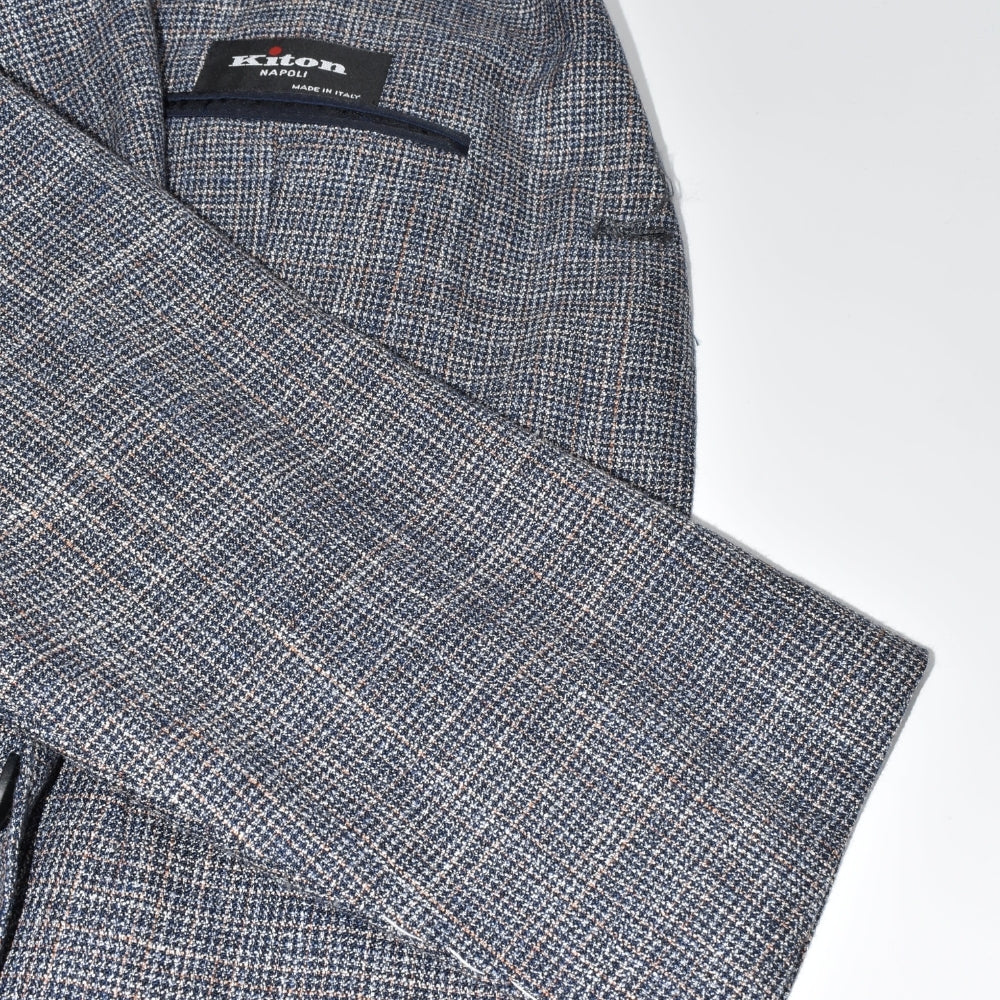 Multicolored Blazer made of Cashmere/Wool/Silk/Linen (EU 50)