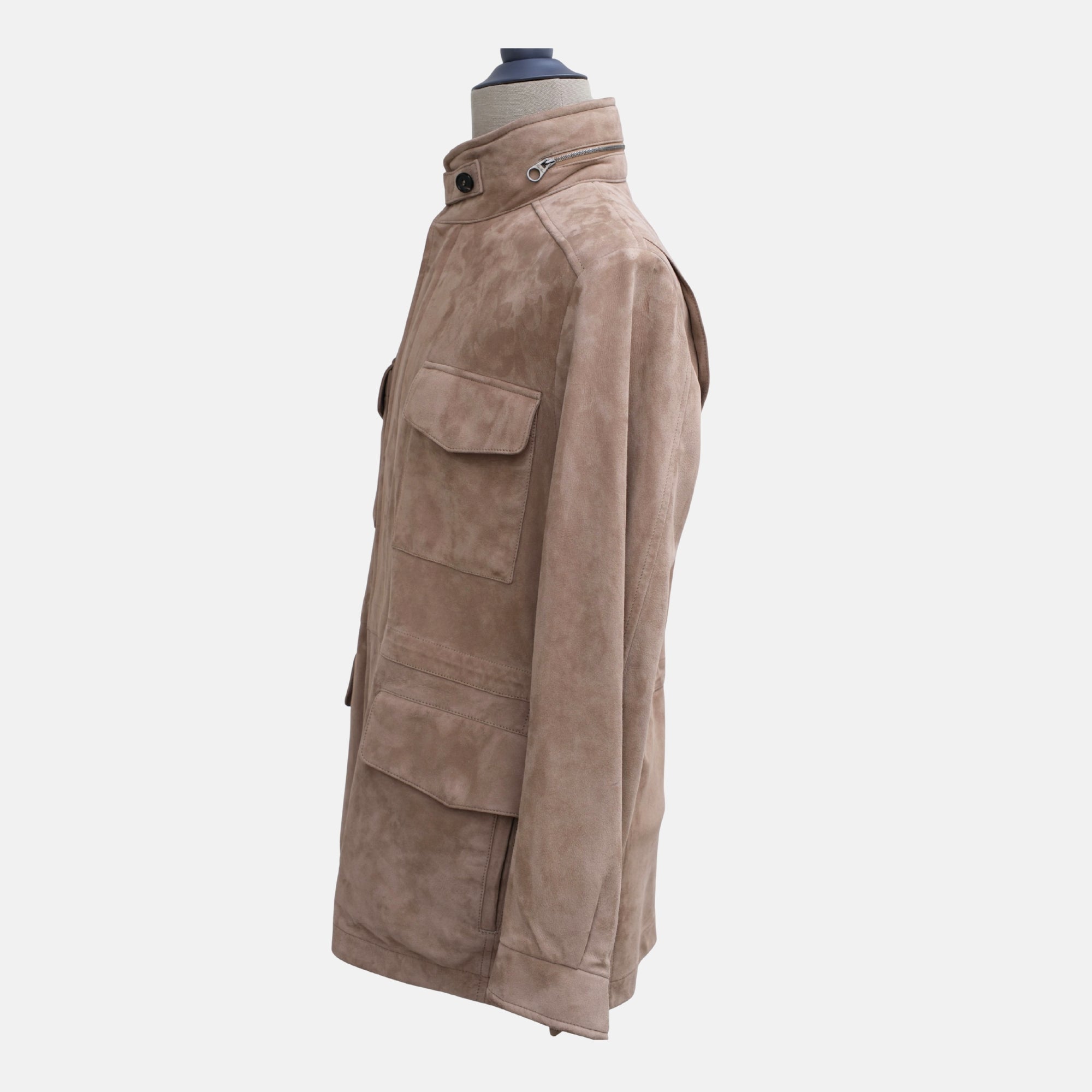 Taupe Jacket made of Suede (EU 48)