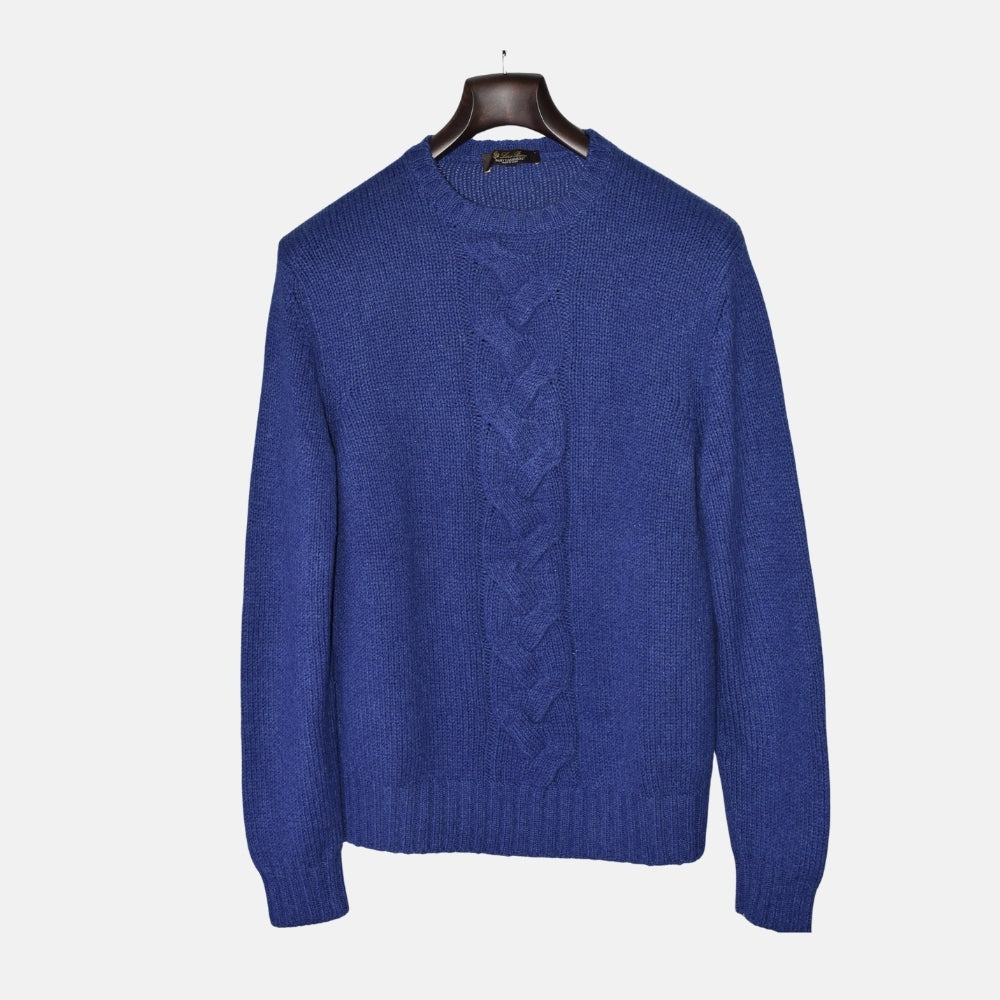Blue Sweater made of Baby Cashmere (EU 50)