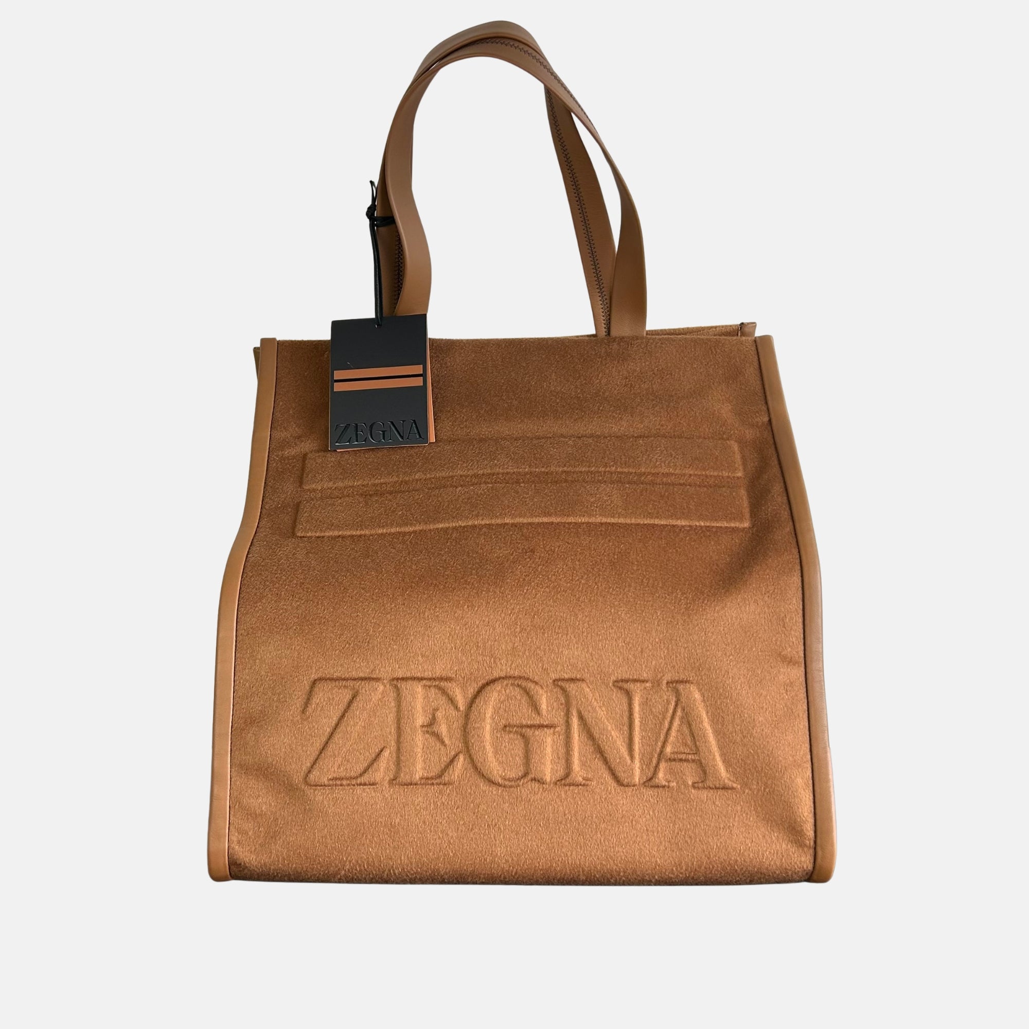 Dark Foliage Bag made of Cashmere (OS)