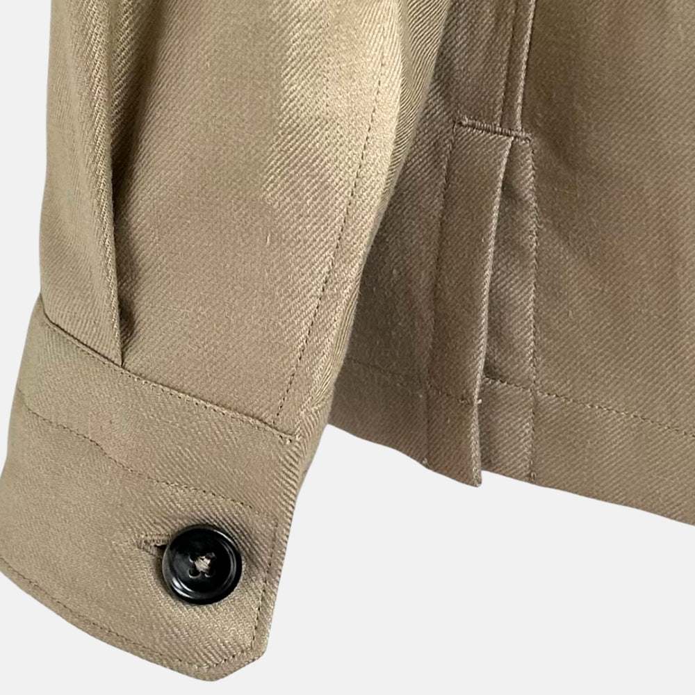 Beige Overshirt made of Linen (L/XL/3XL)