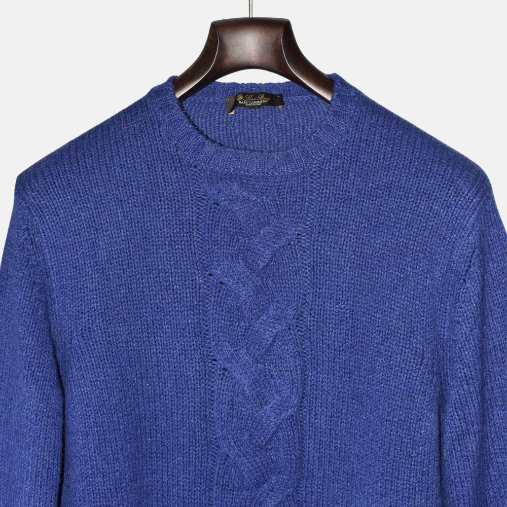 Blue Sweater made of Baby Cashmere (EU 50)