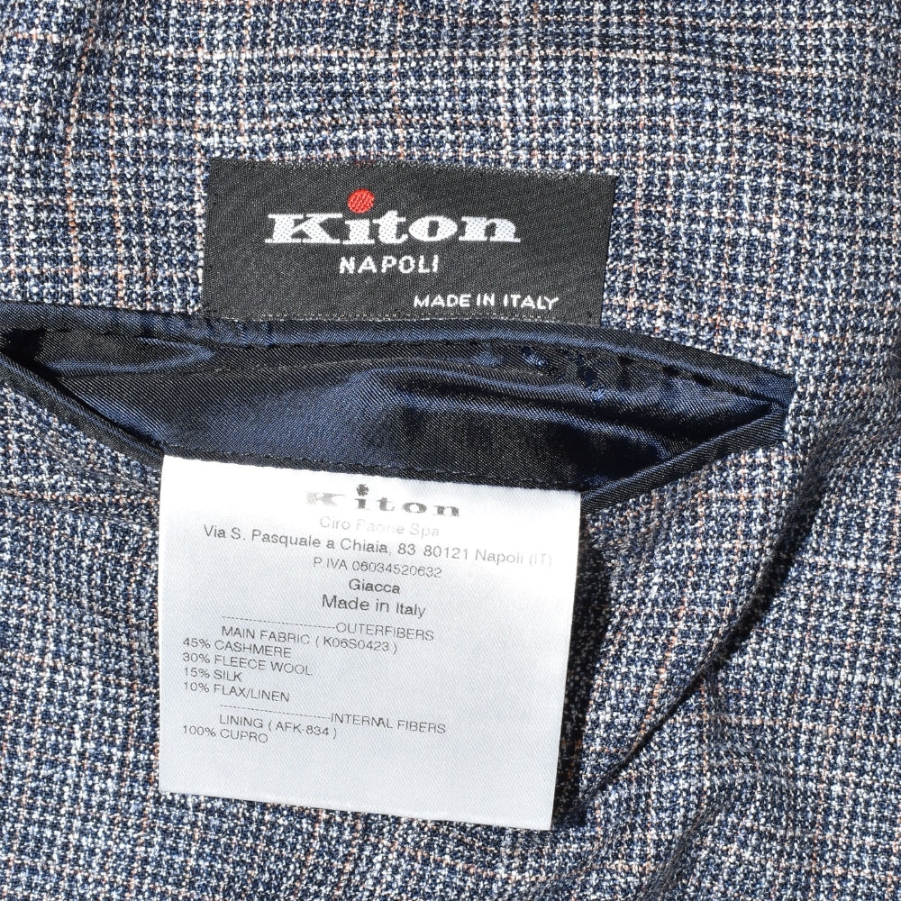 Multicolored Blazer made of Cashmere/Wool/Silk/Linen (EU 50)