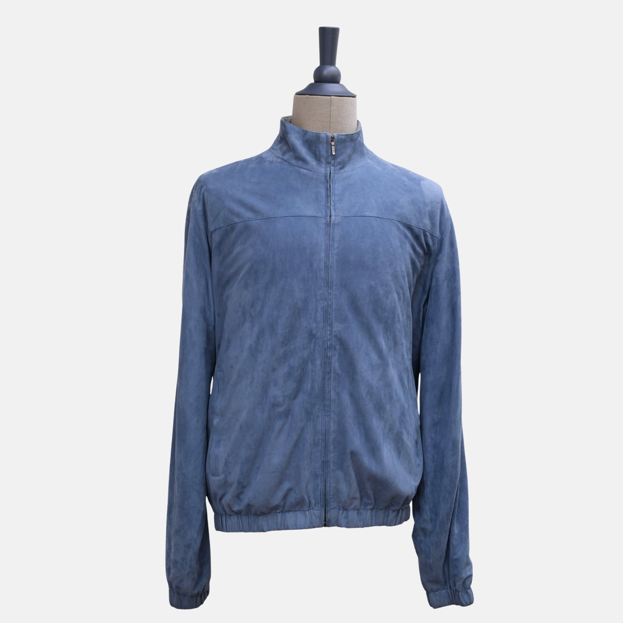 Blue Jacket made of Suede (3XL)