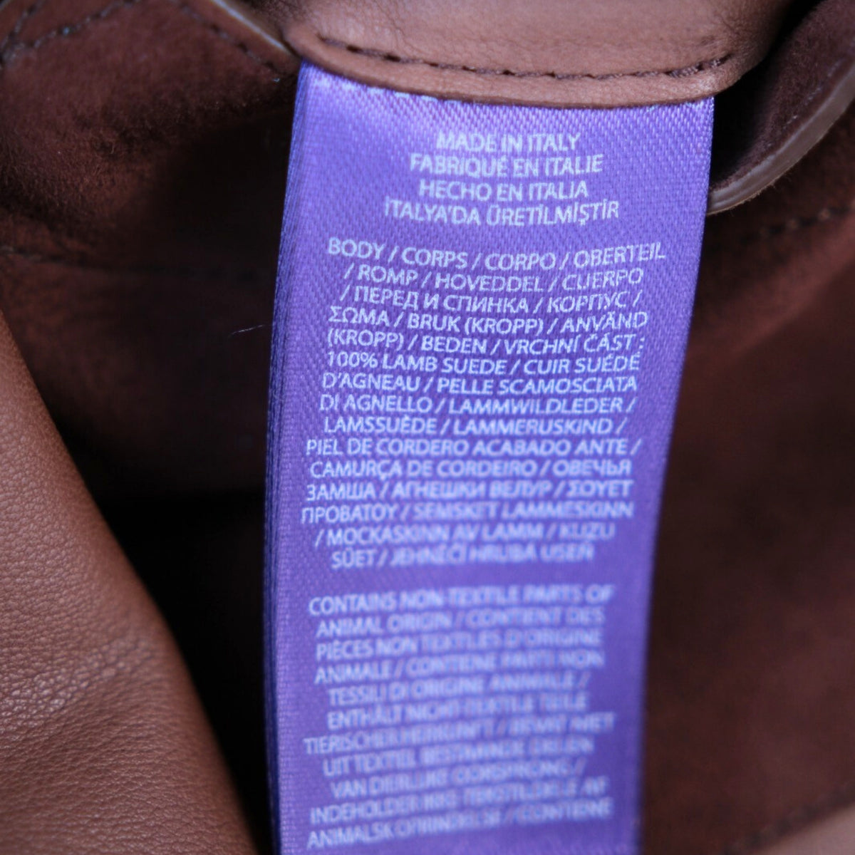 Brown Jacket made of Suede (EU 48)