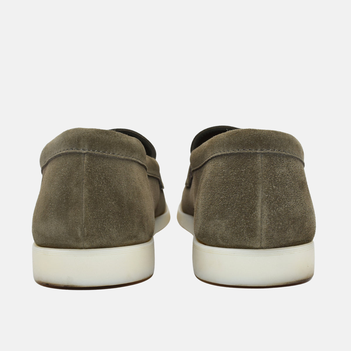 Khaki Suede Loafers (EU 43)
