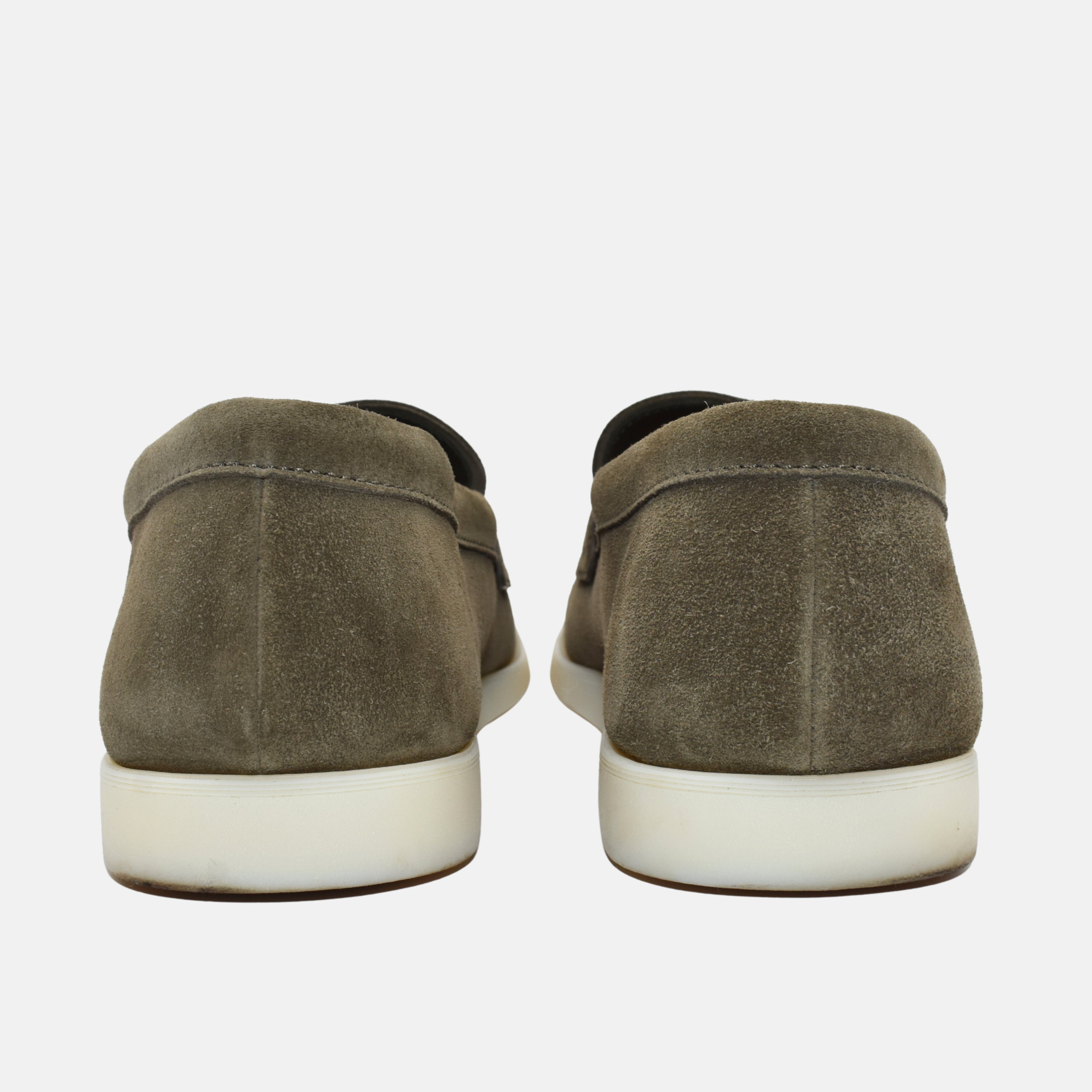 Khaki Suede Loafers (EU 43)