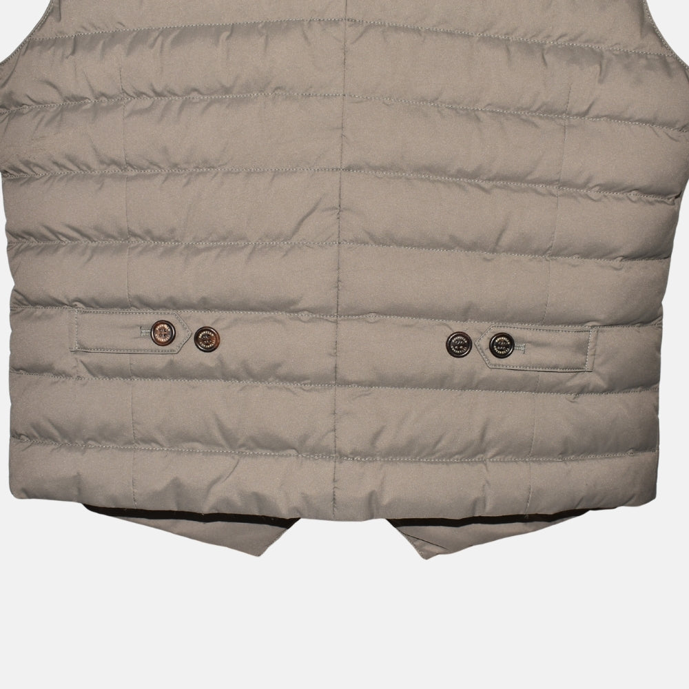 Brown Down Vest (L)