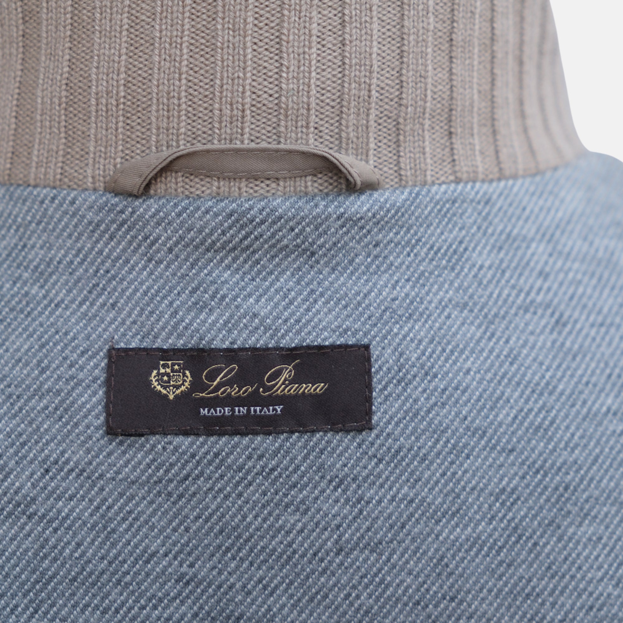 Taupe Down Jacket made of Nylon (XL)