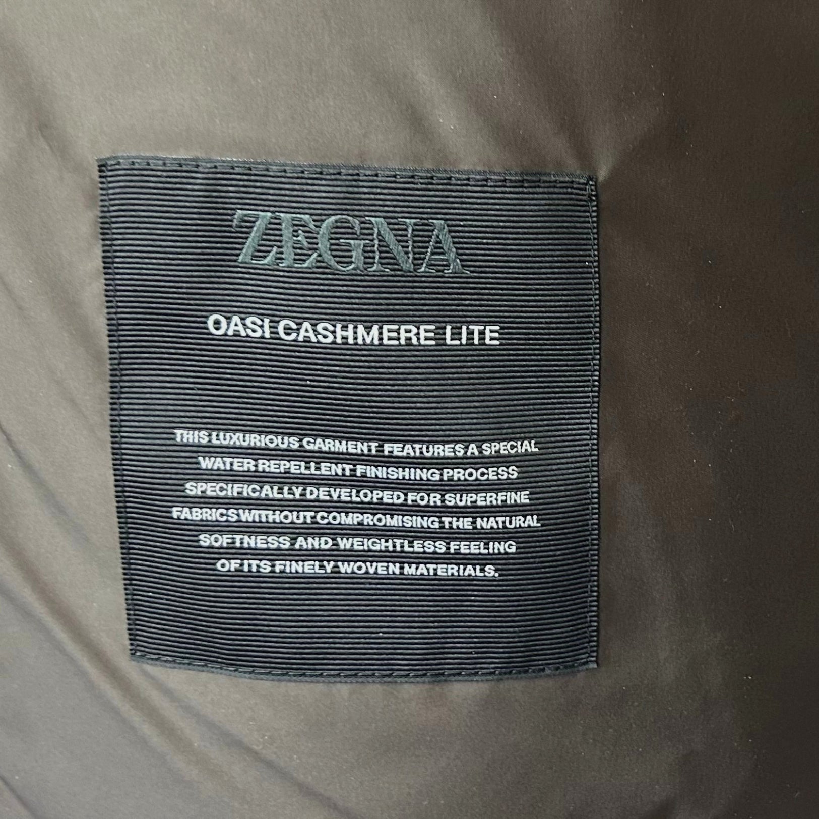 Greige Down Bomber Jacket made of Cashmere (EU 48)