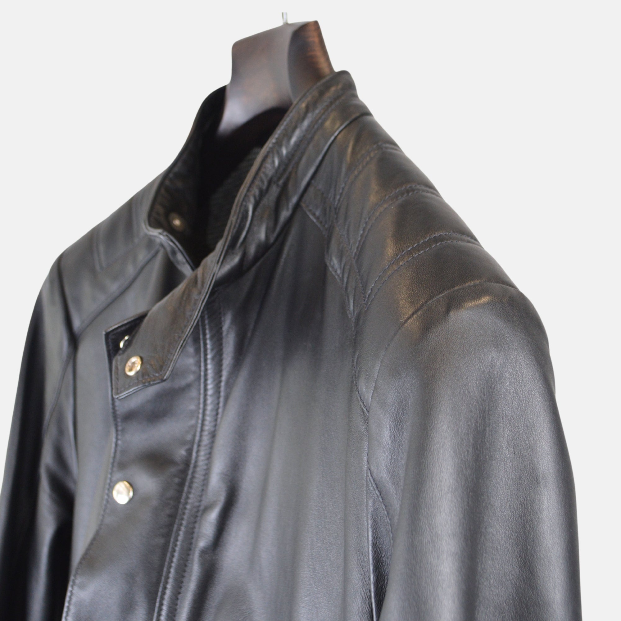 Black Jacket made of Leather (S)