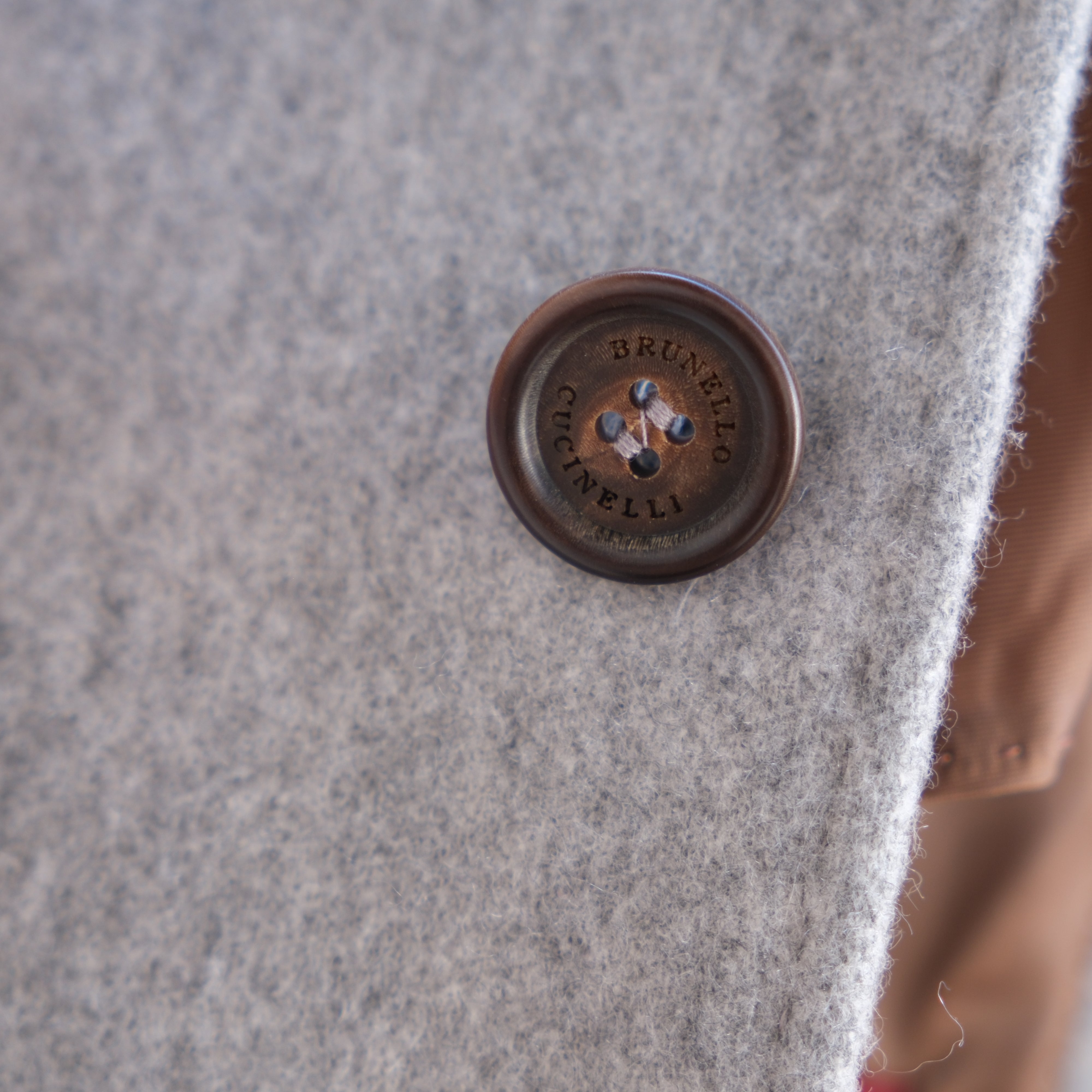 Grey Thick Cashmere Jacket (XXL)