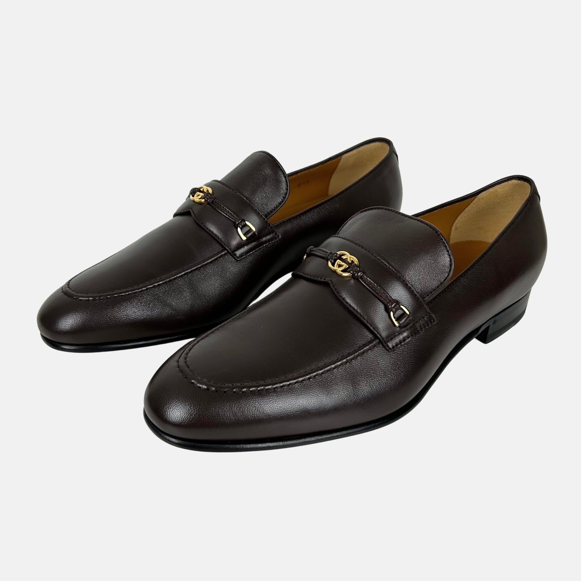 Dark Brown Loafer made of Leather (EU 44), (EU 45)