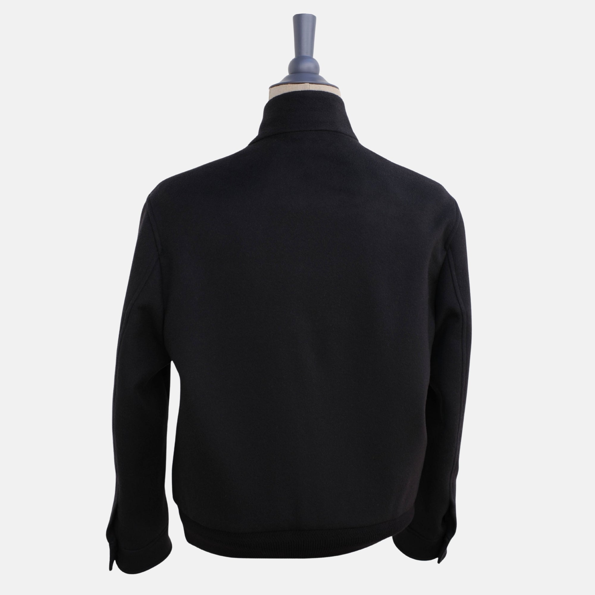 Black Bomber Jacket made of Cashmere (M)