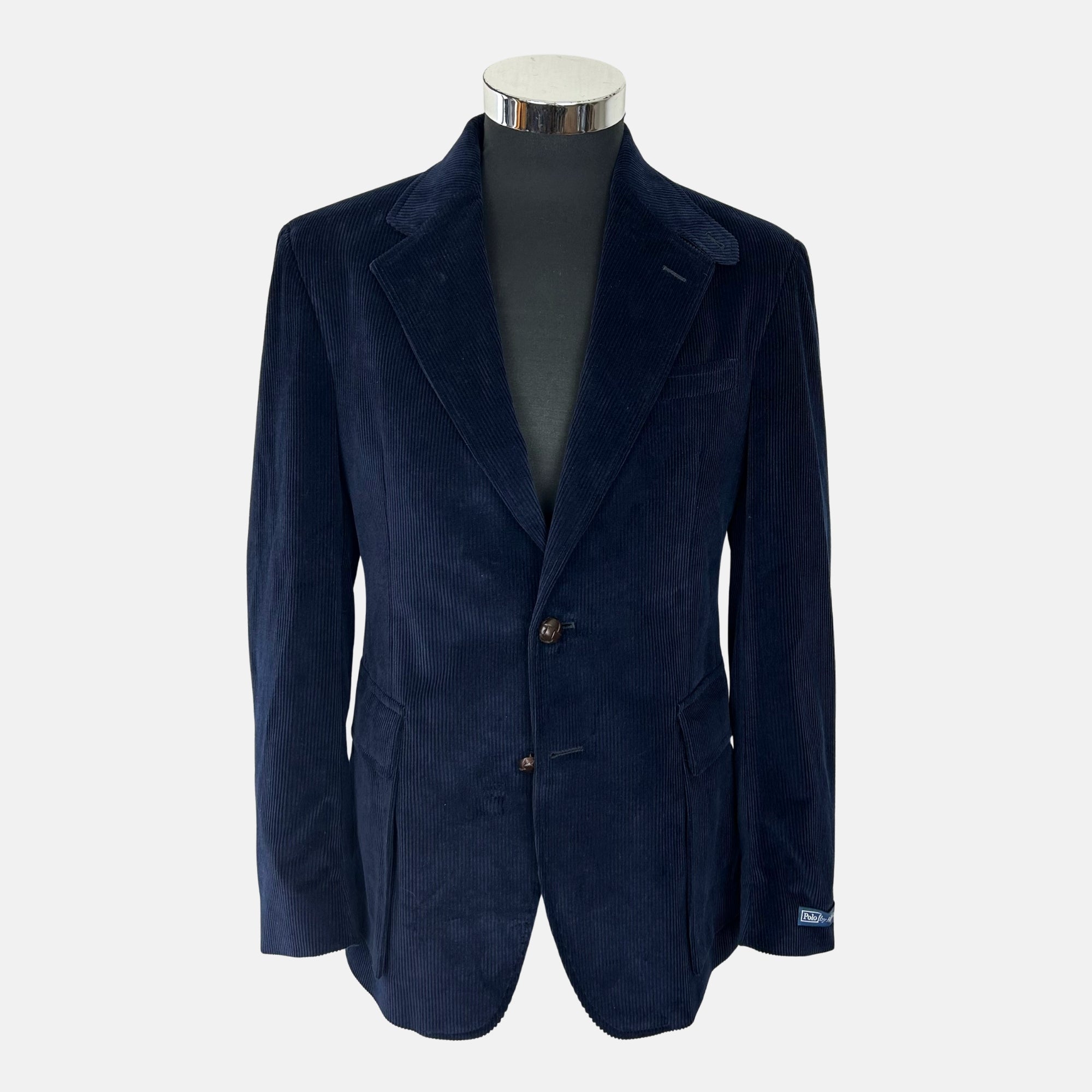 Navy Corduroy Blazer made of Cotton (EU 50)