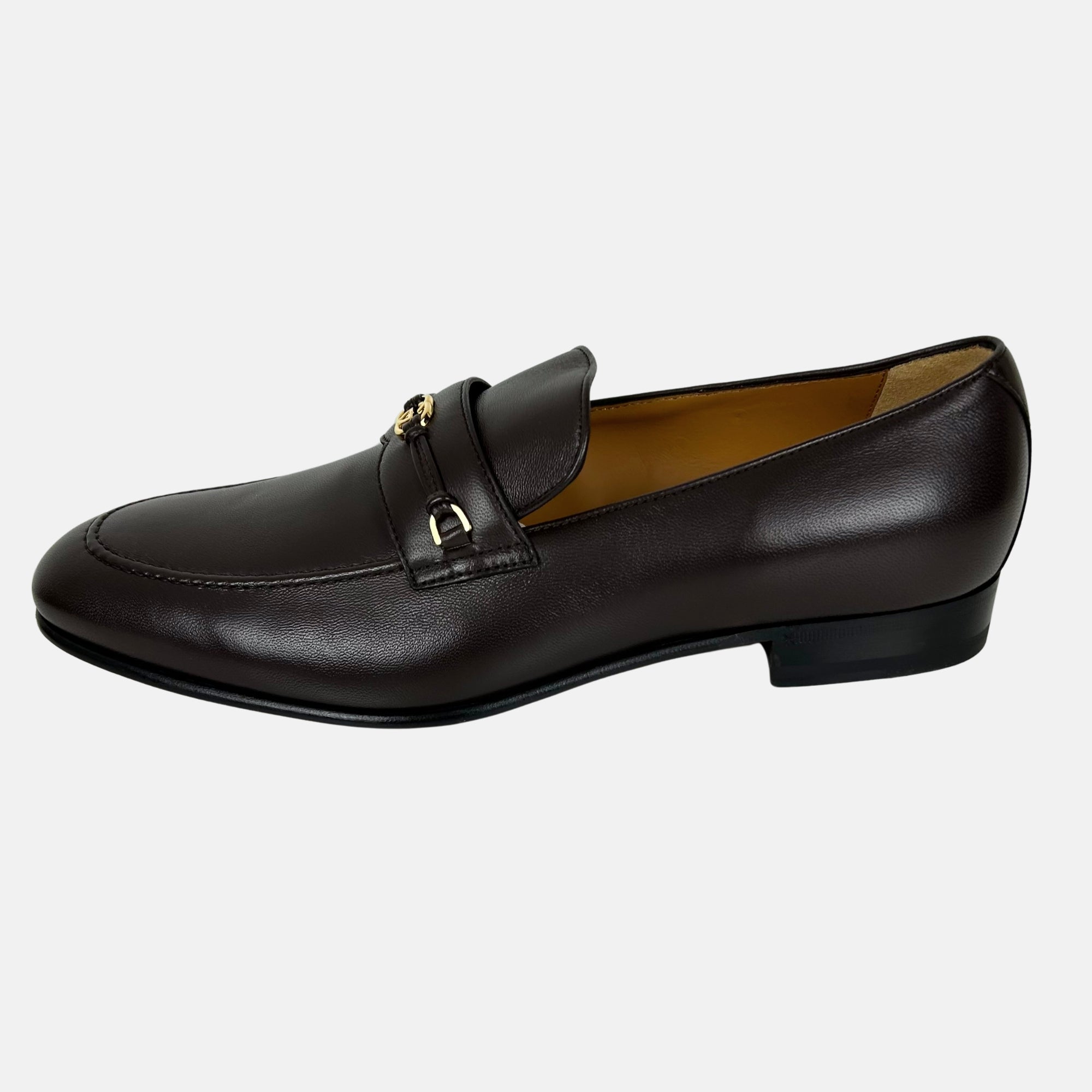 Dark Brown Loafer made of Leather (EU 44), (EU 45)