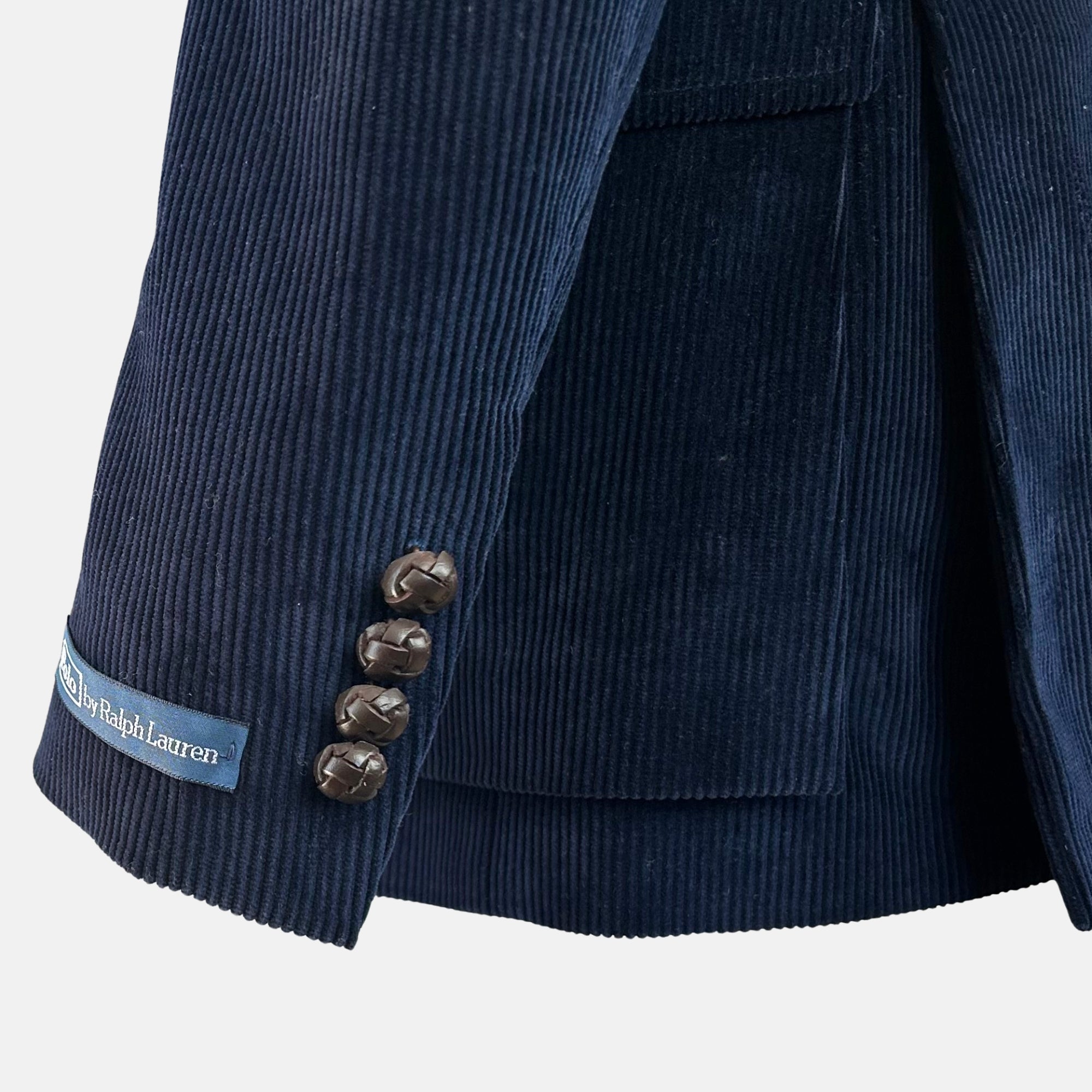 Navy Corduroy Blazer made of Cotton (EU 50)