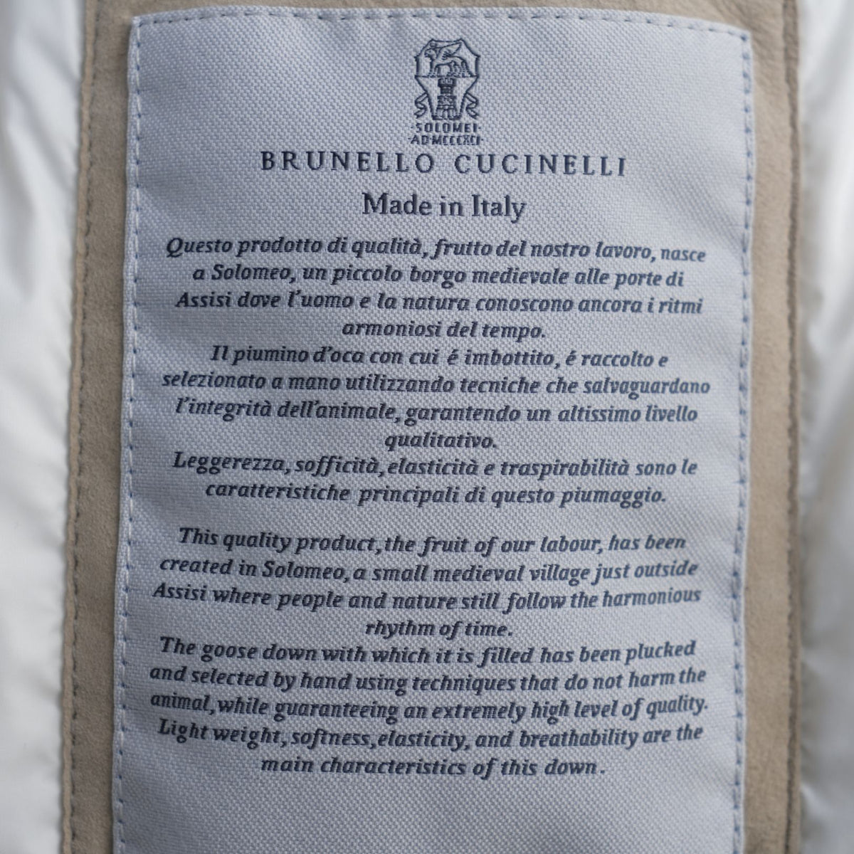 Brunello Cucinelli Suede Leather Vest Beige (M)