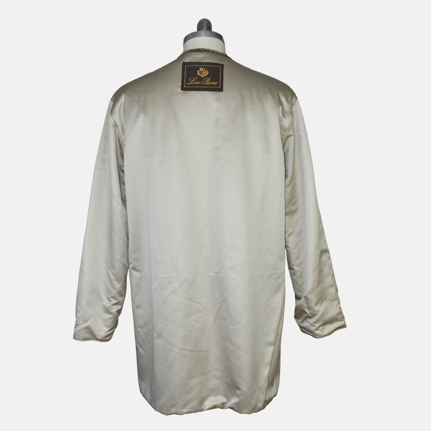 Black Beaver Lined "Storm System" Parka made of Cashmere (L)
