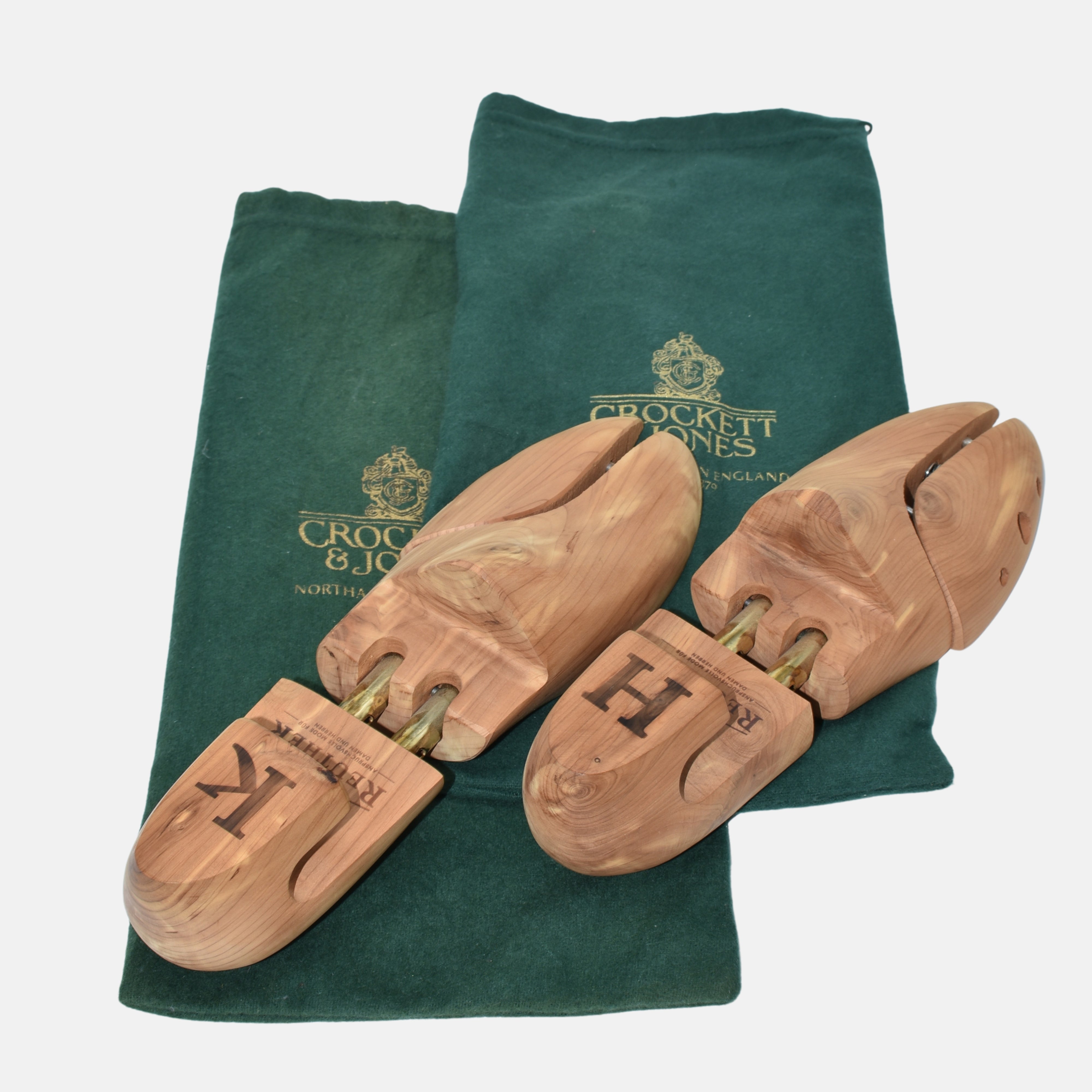 Cognac Budapester Leather Shoes "Finsbury" (EU 42)