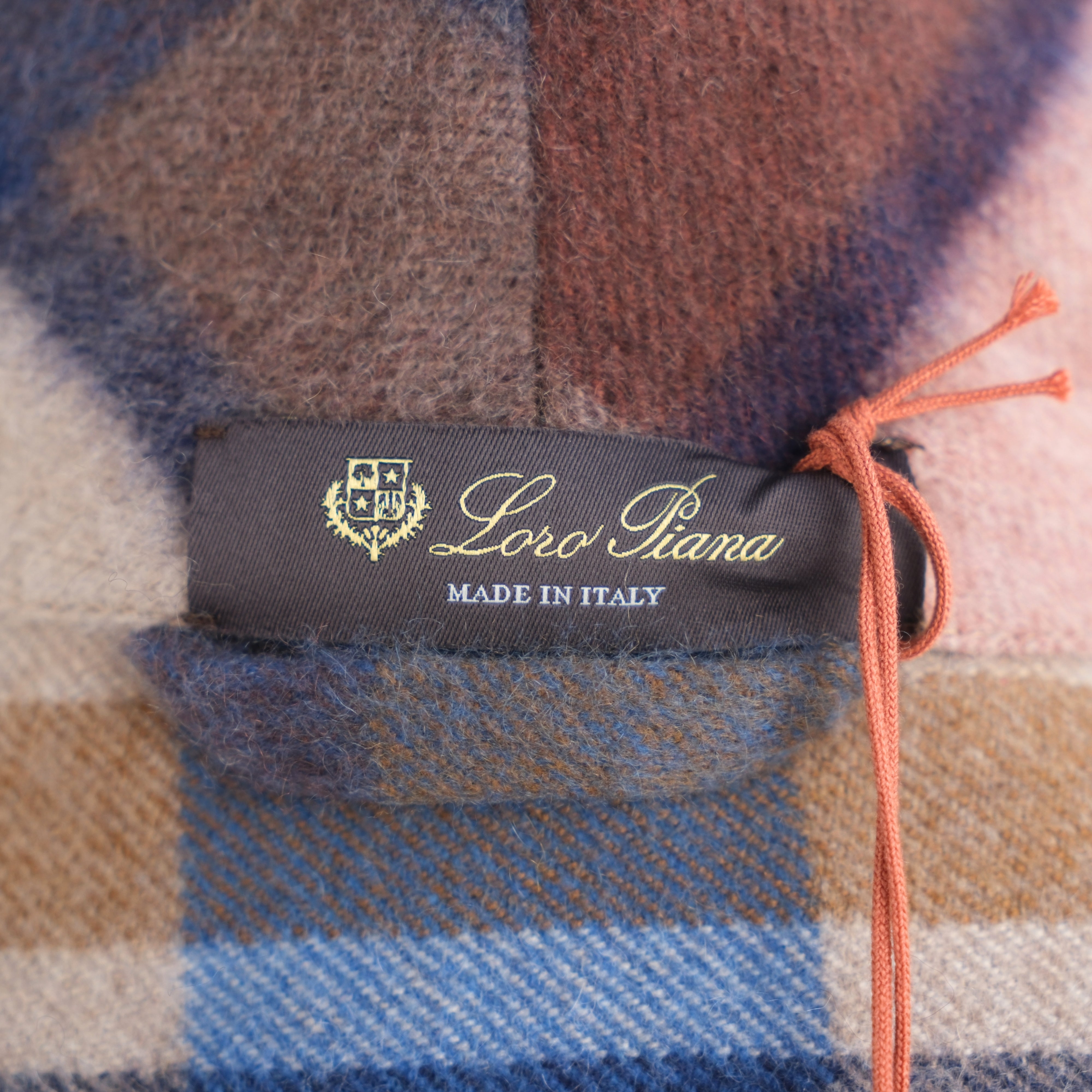 Multicoloured Checkered Coat made of Cashmere (S/L)