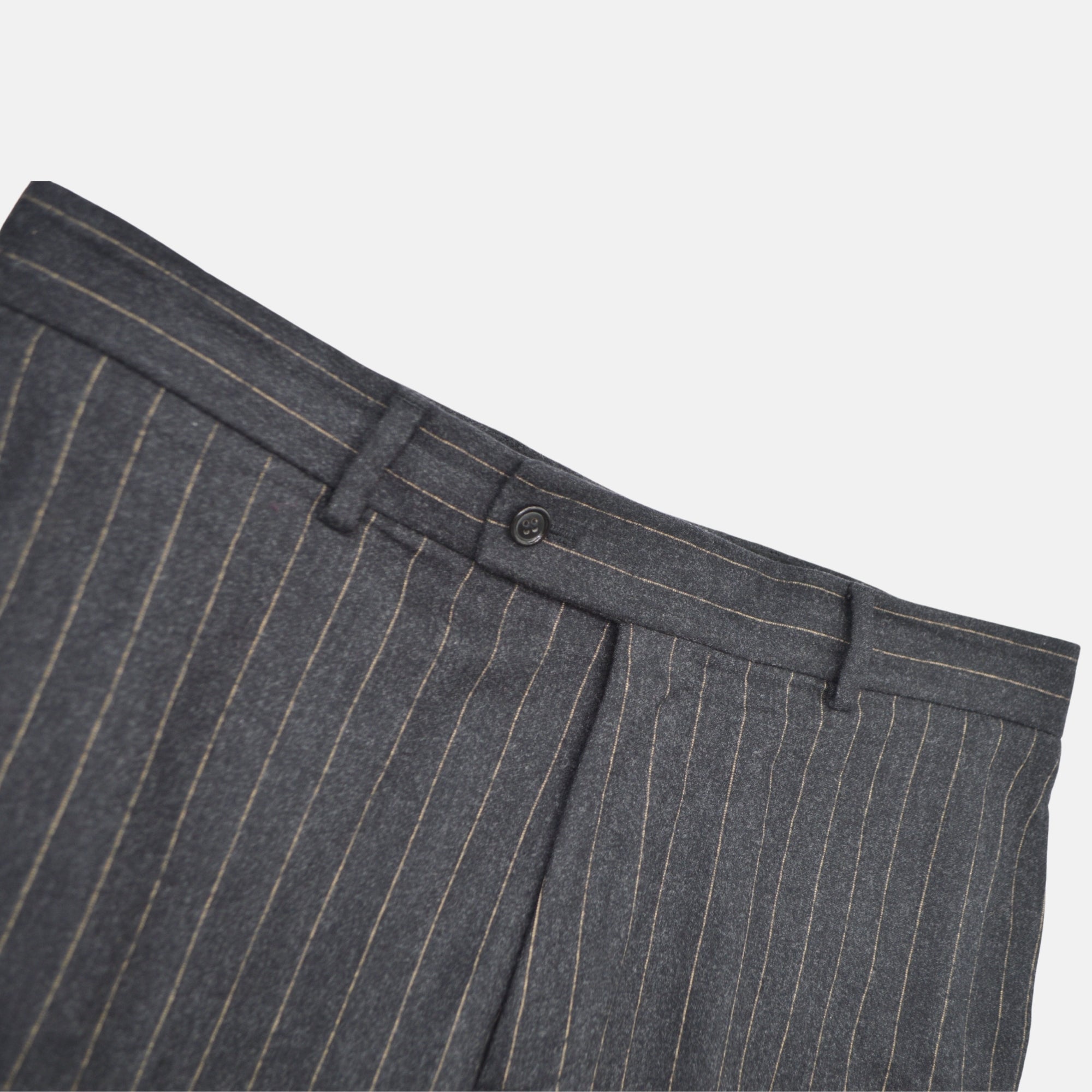 Dark Grey/Beige Pinstripe made of Virgin Wool (48)