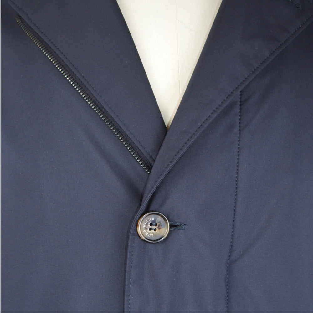 Navy Blue Sebring Coat with Cashmere Lining (XXL)