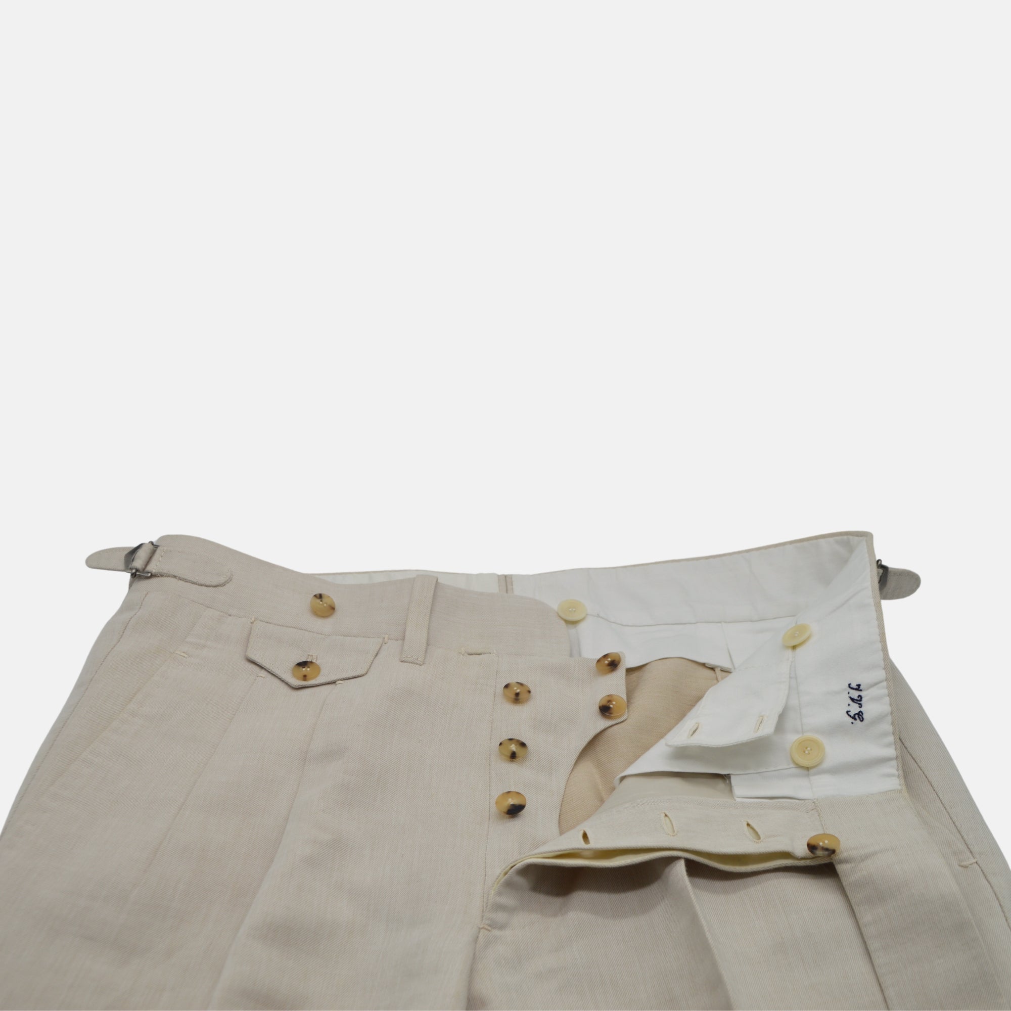 Offwhite Suit made of Linen/Cotton (EU 46)