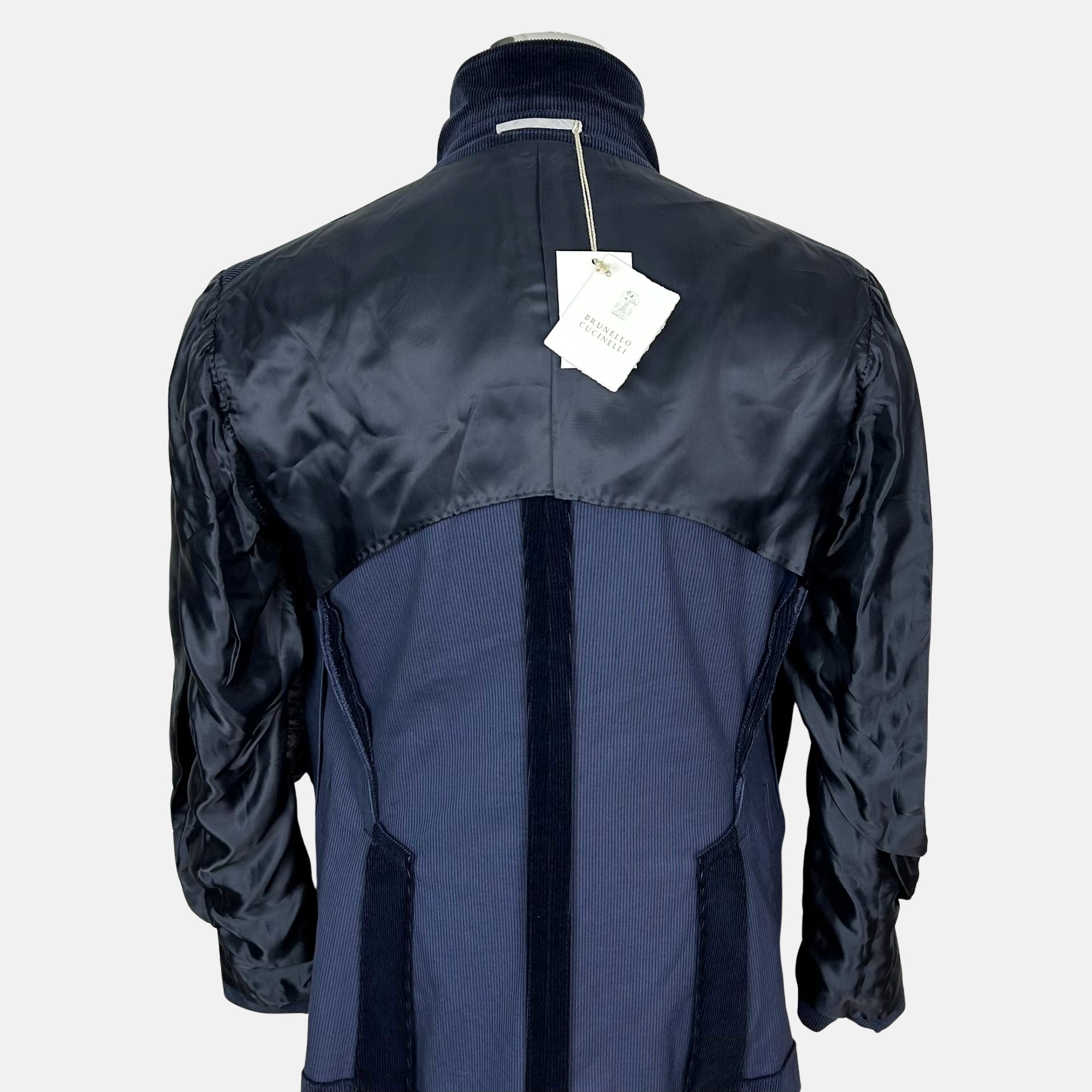 Navy Corduroy Suit made of Cotton/Cashmere (EU 44)