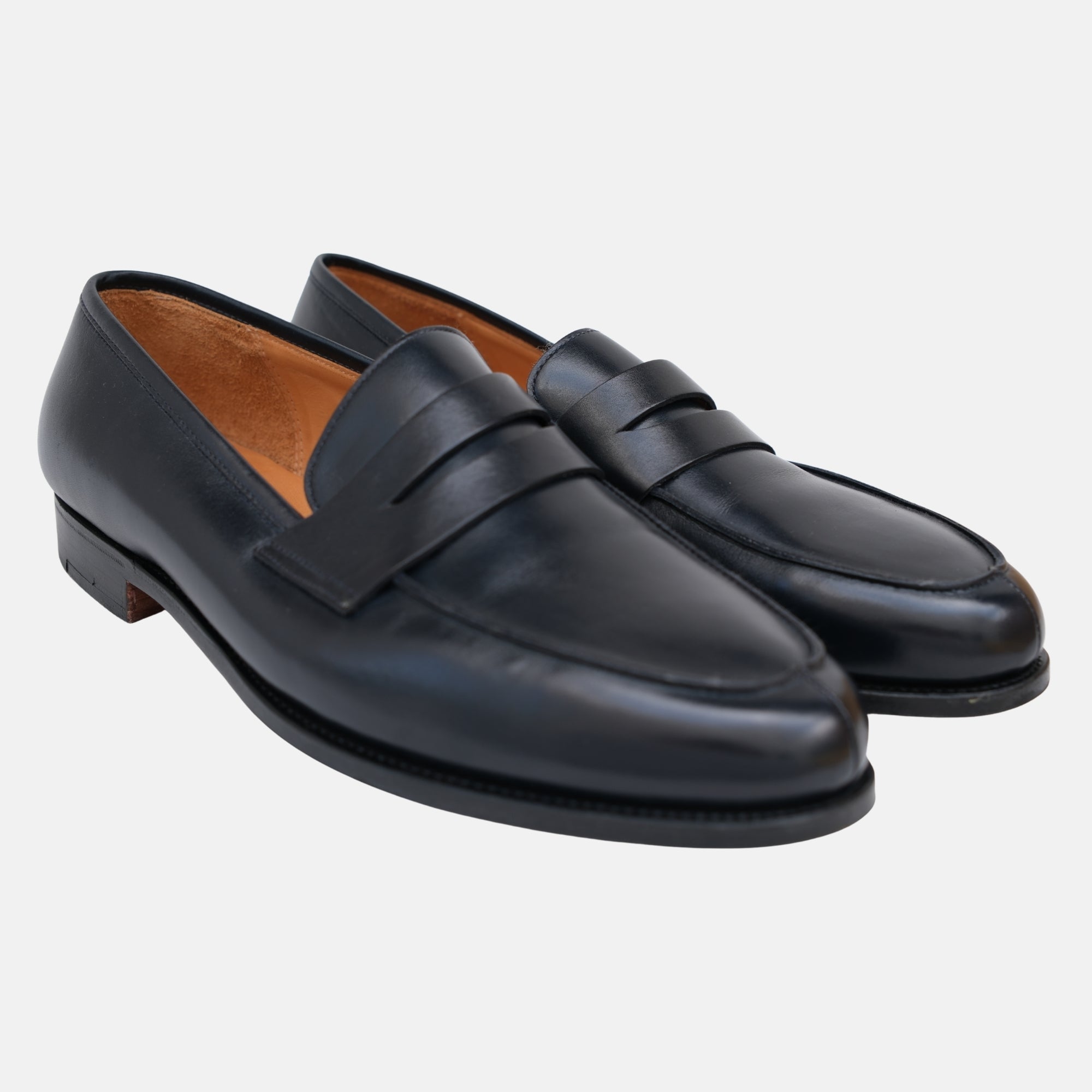Black Leather Loafers (EU 46)