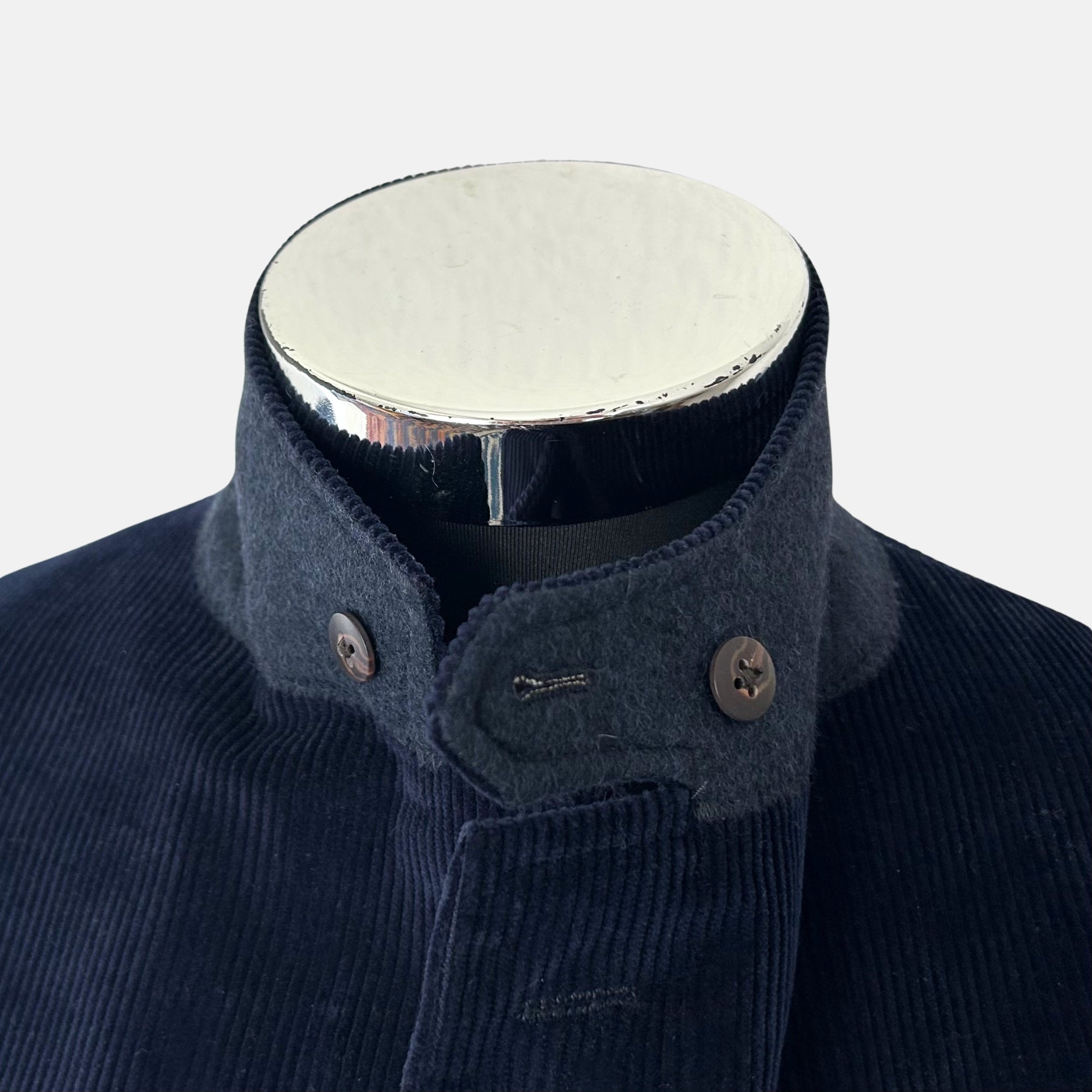 Navy Corduroy Blazer made of Cotton (EU 50)