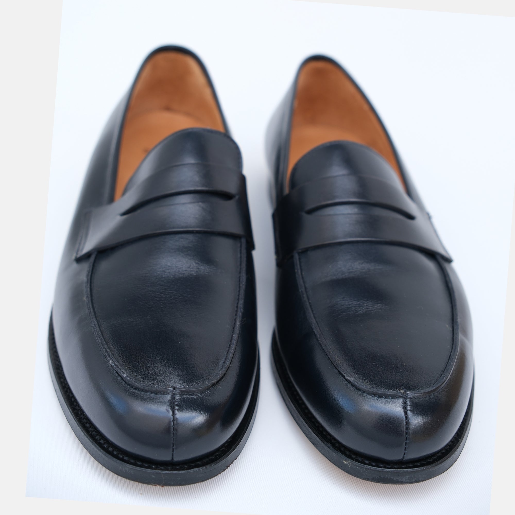 Black Leather Loafers (EU 46)