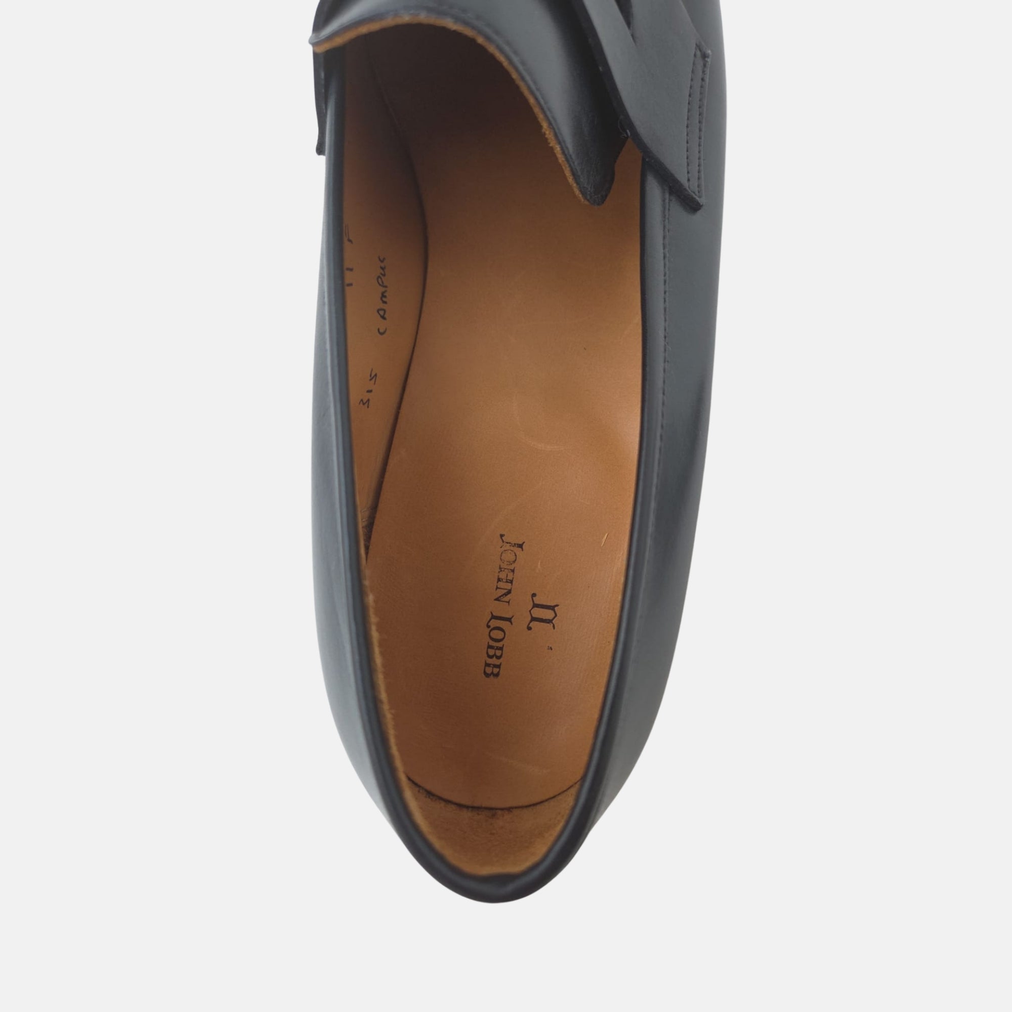 Black Leather Loafers (EU 46)