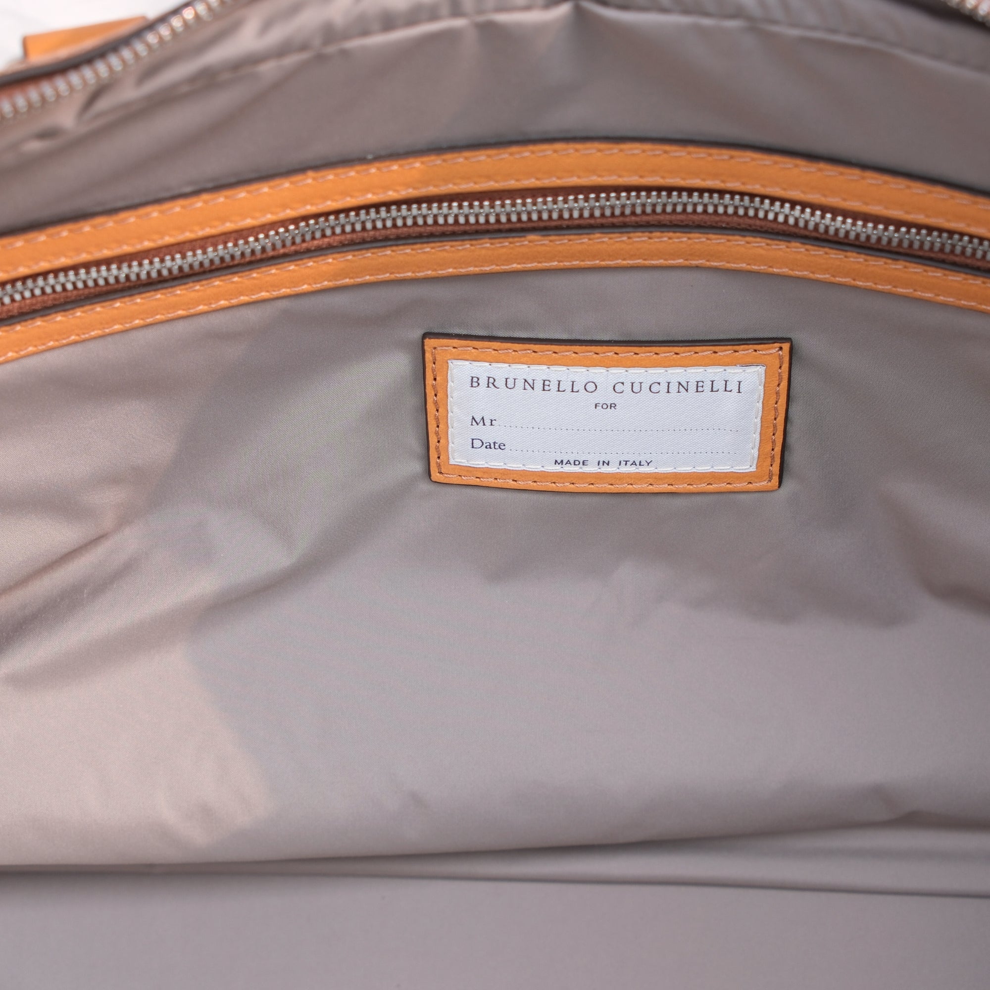 Brown Weekender made of Leather (OS)