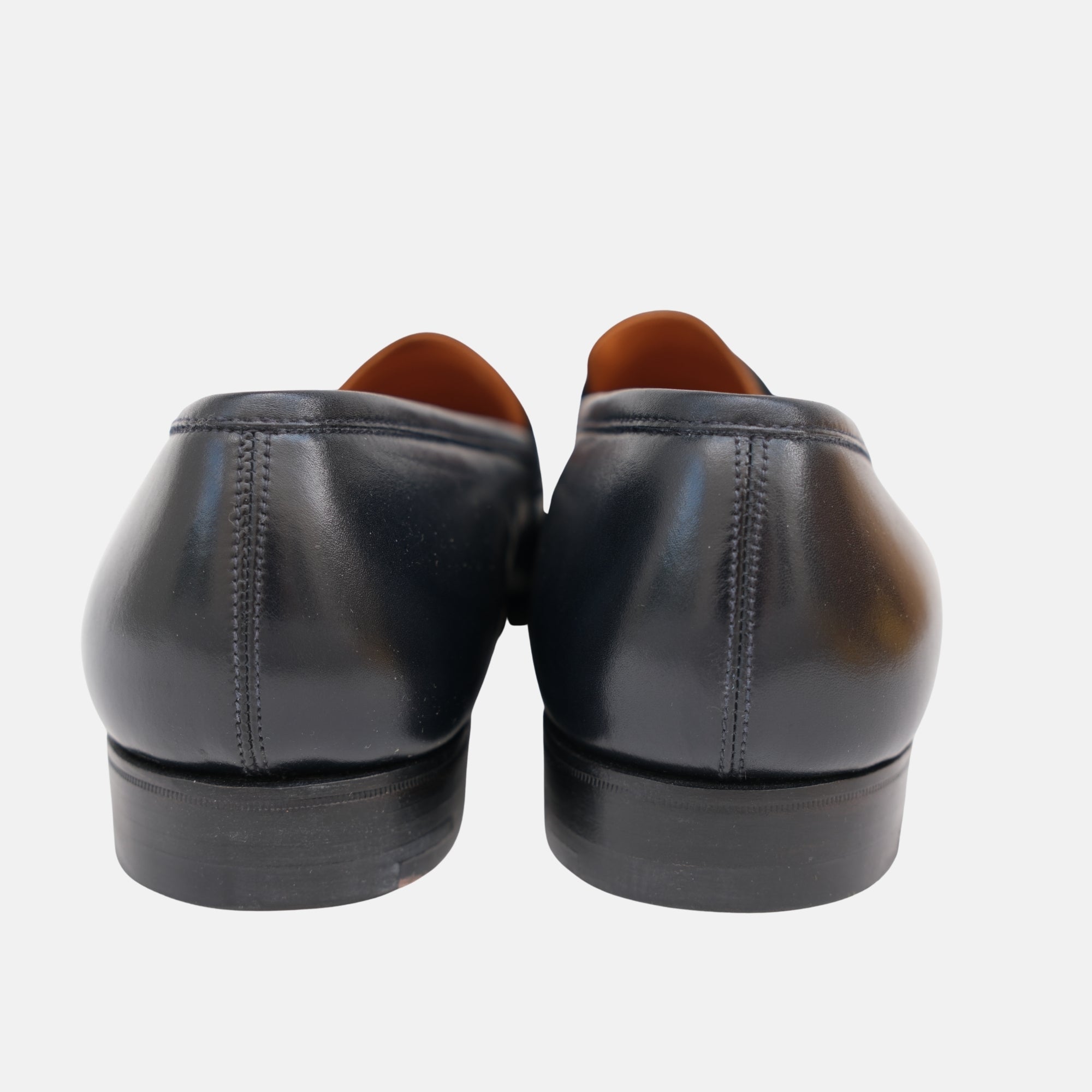 Black Leather Loafers (EU 46)