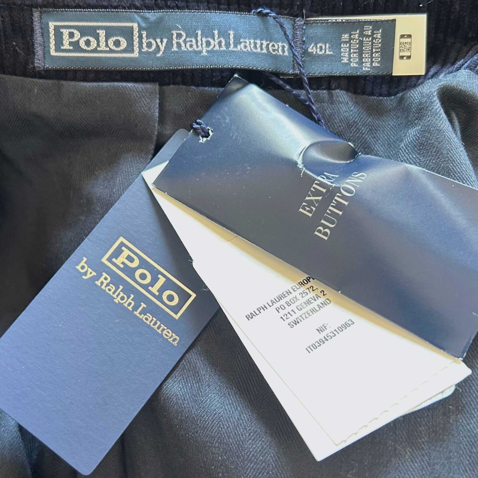 Navy Corduroy Blazer made of Cotton (EU 50)