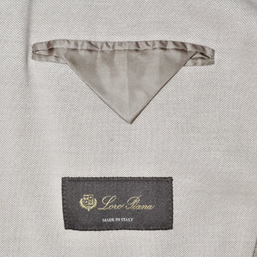 Beige Blazer made of Cotton/Silk/Linen (EU 54)