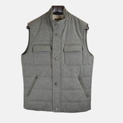 Grey Vest made of Cashmere/Virgin Wool (L)