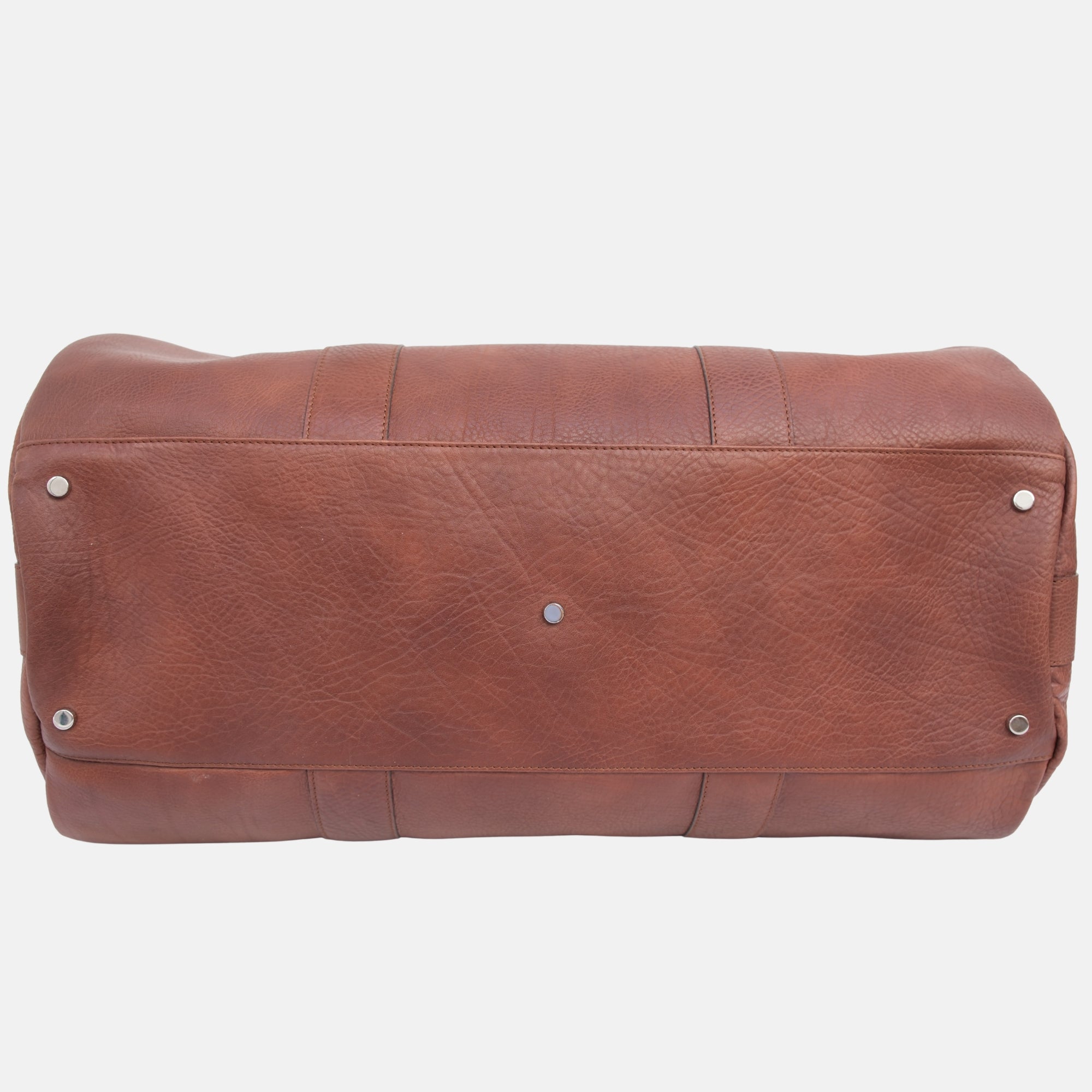 Brown Weekender made of Leather (OS)