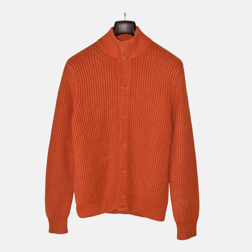 Orange Cashmere Cardigan (EU 52)